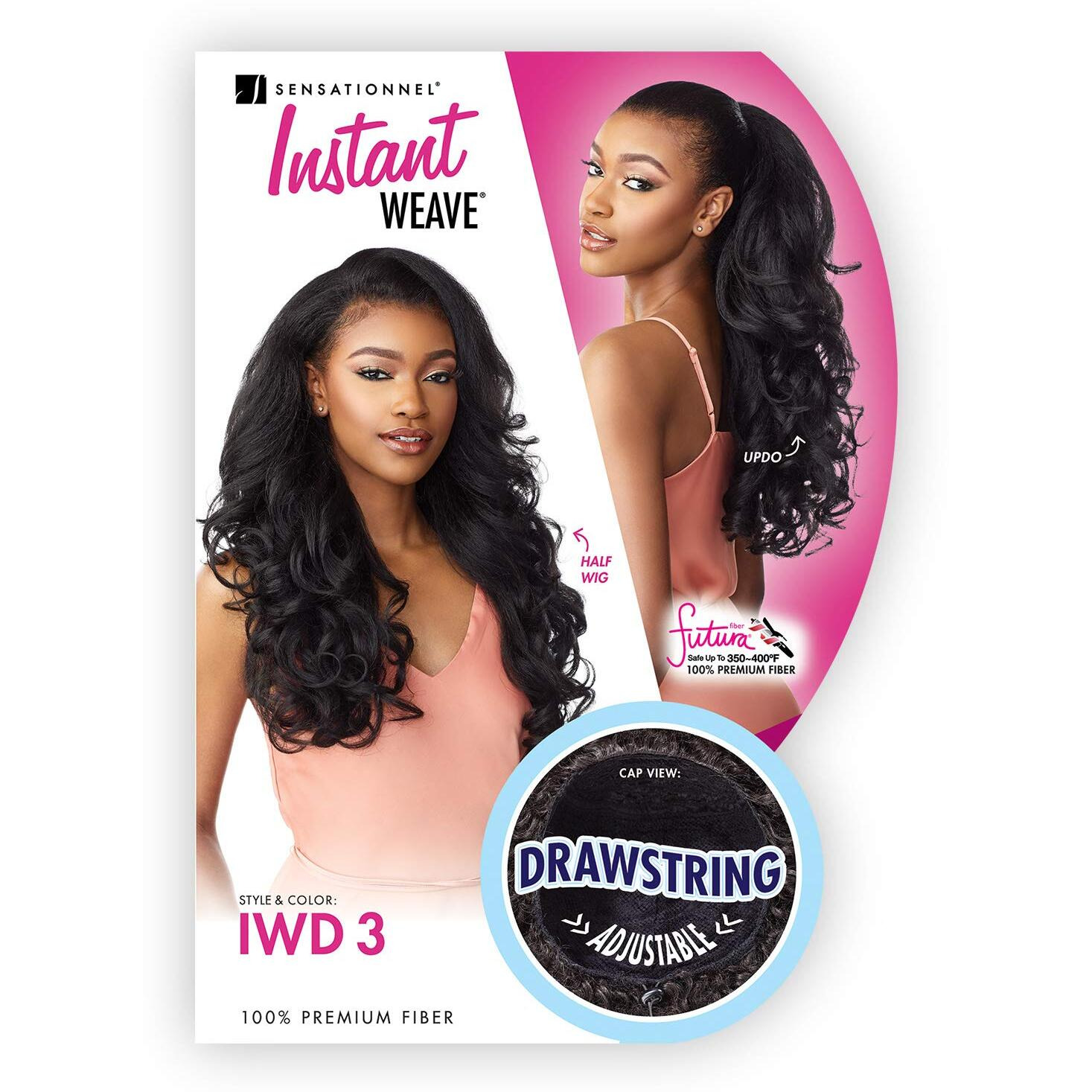 Instant Weave Sensationnel Half Wig Drawstring Cap Iwd 3 (1)