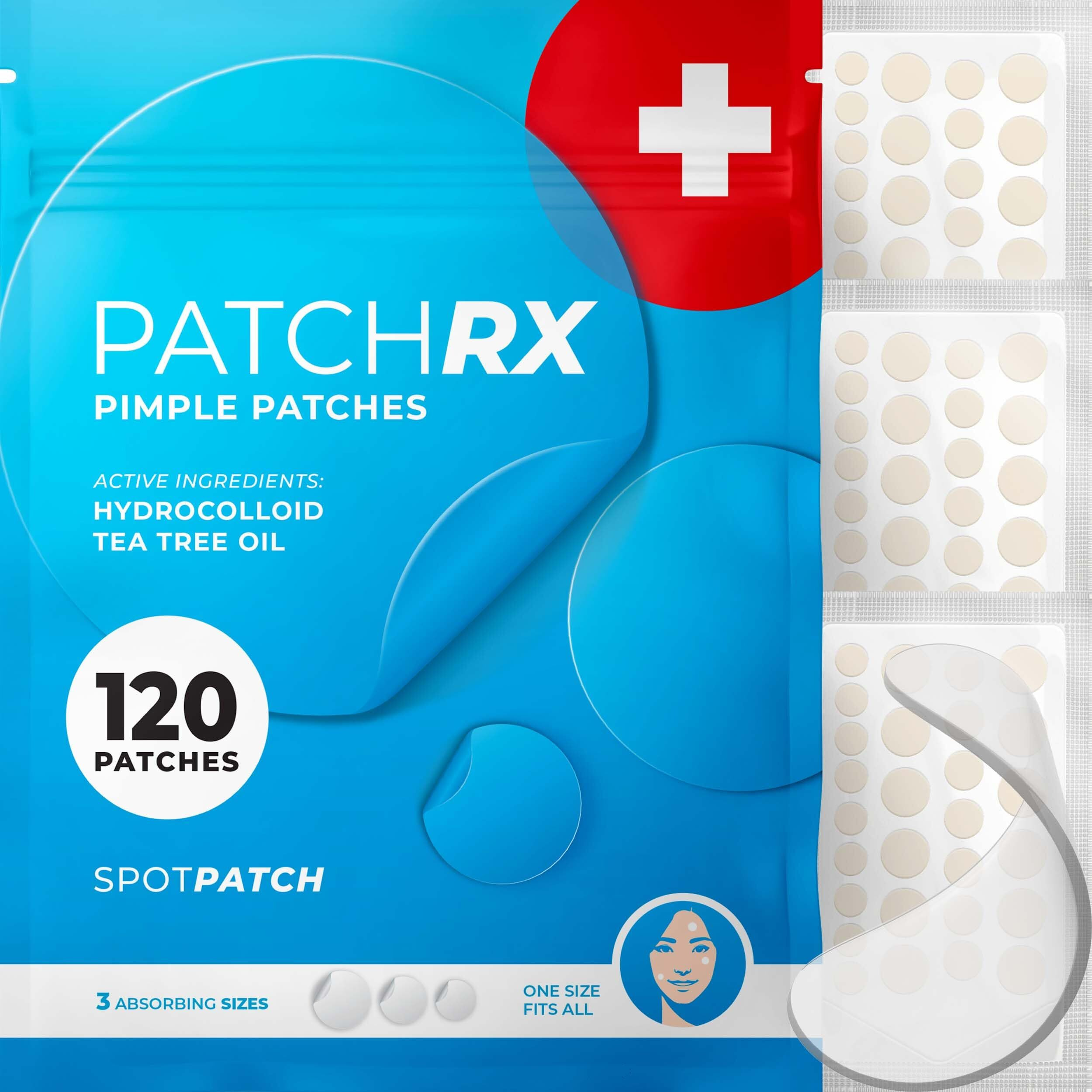 Keyconcepts Pimple Patches For Face (120 Patches)  Hydrocolloid Acne Patches With Tea Tree Oil  Pimple Patch Pimple Stickers - Hydrocolloid Patch Acne Dots - Acne Pimple Patches For Face - Zit Patches