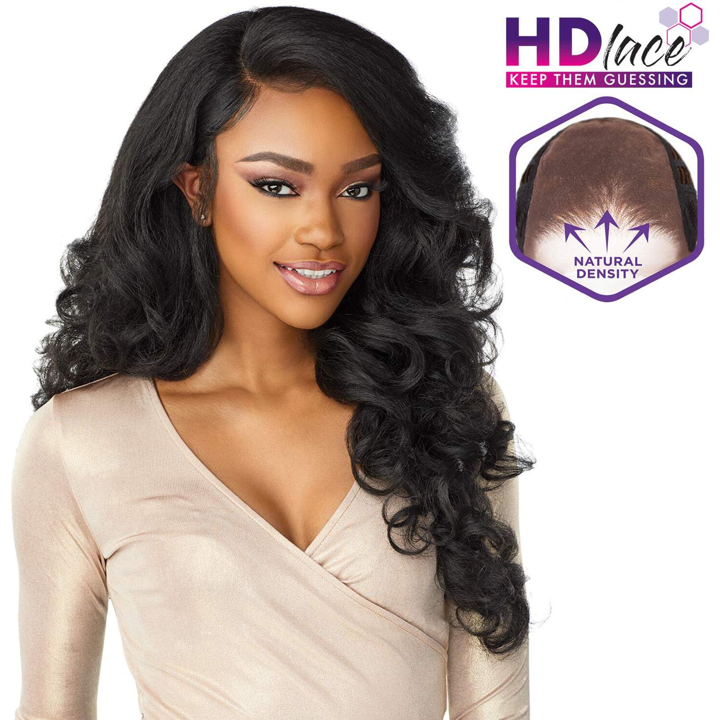 Sensationnel What Lace 13X6 Wigs - Latisha Synthetic Wig Cloud 9 With Preplucked Hairline Hd Lace - Whatlace Latisha (2 Darkbrown)