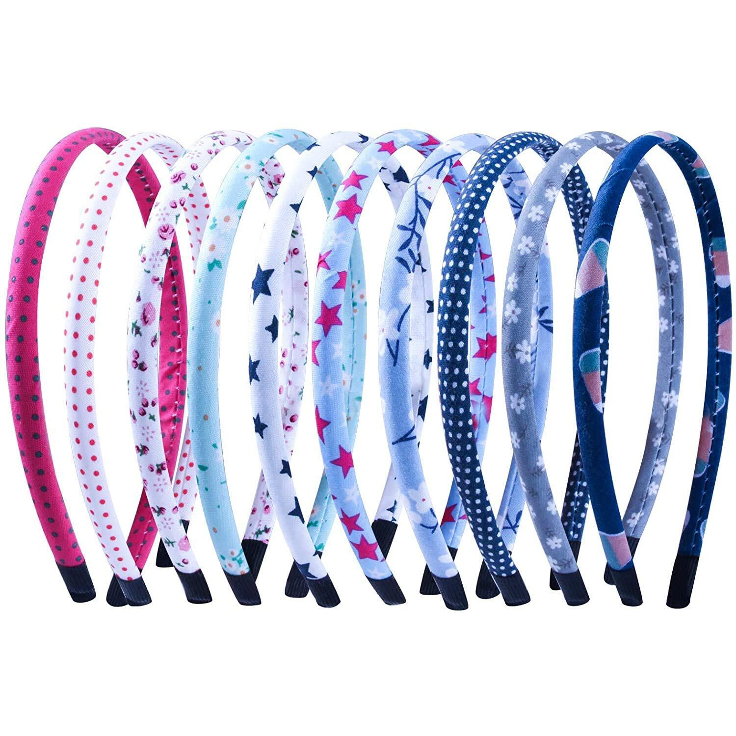 Candygirl Girls Headbands Plain For Kids Cloth Headbands For Girls Gifts Thin Hair Headbands For Toddler Cute Head Bands