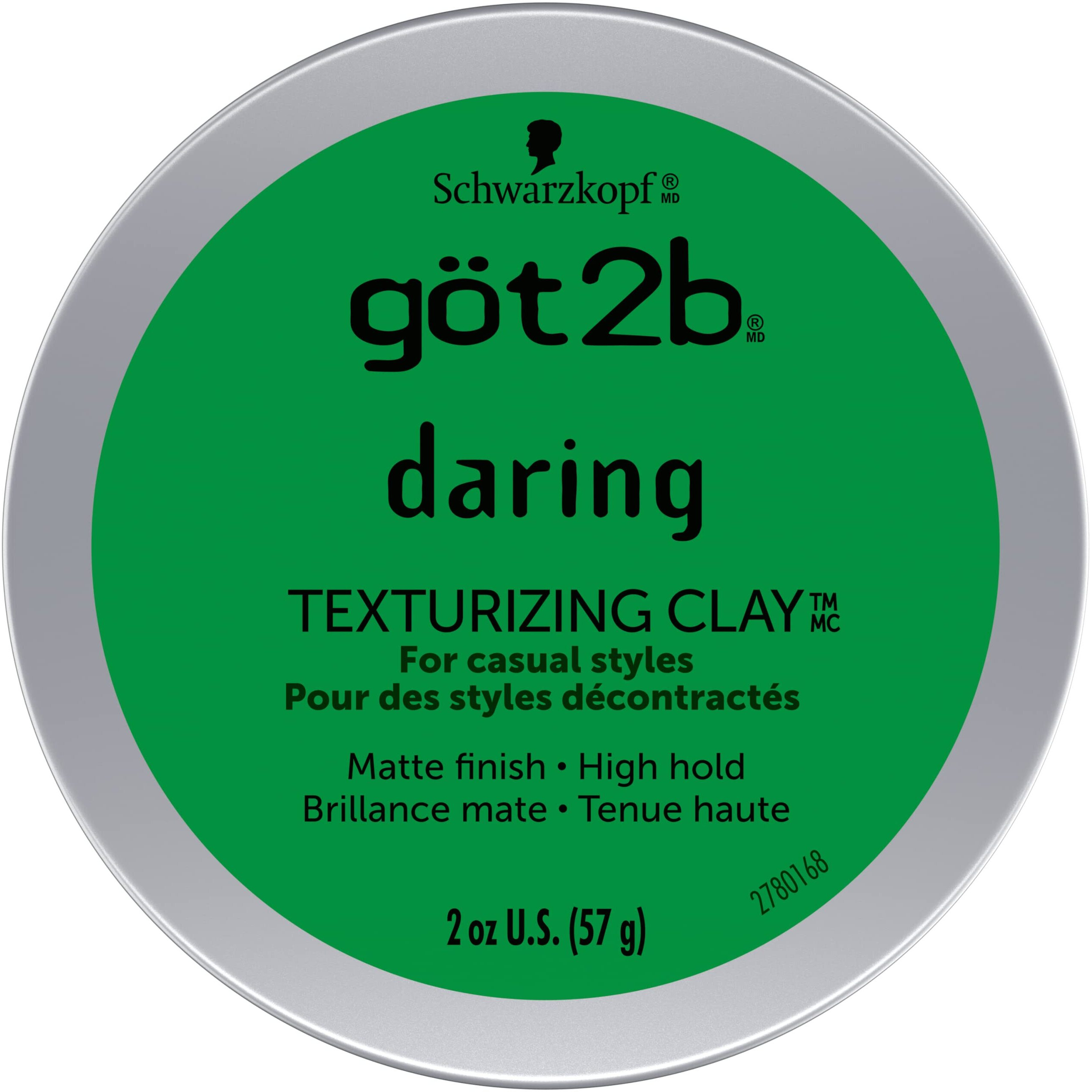 Schwarzkopf Got 2B Daring Texturizing Clay 2 Ounce