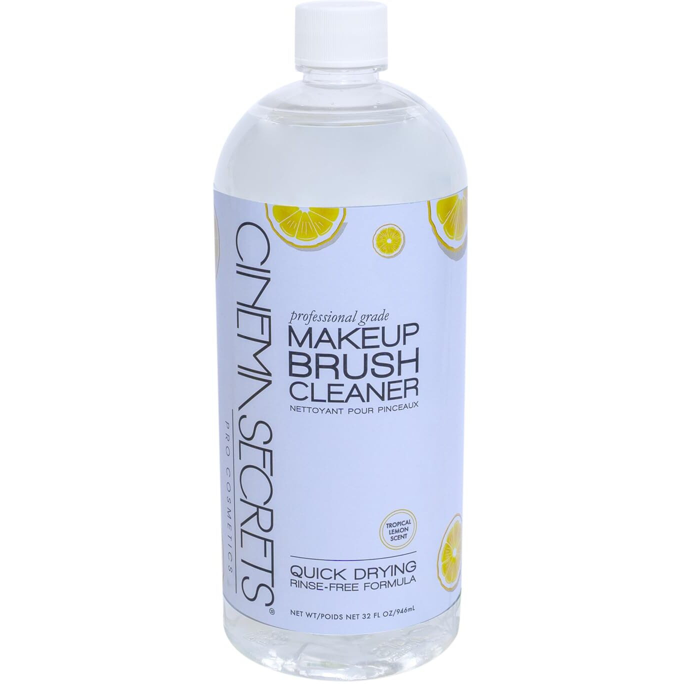 Cinema Secrets Professional Makeup Brush Cleaner  32 Fl Oz  Lemon