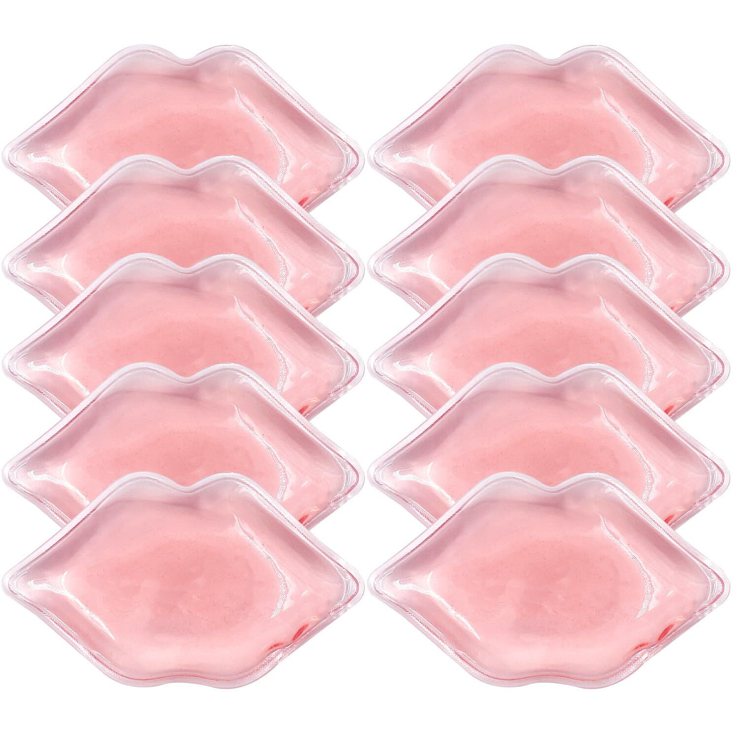 Lip Ice Pack For Cosmetic (10 Pcs) Ice Pack After Lip Ice Treatment  Reusable Ice Pack Lip Shape Ice Pack To Relieve Pain And Relax Lips  Anti-Aging Lip Care Ice Pack To Reduce Lip Swelling