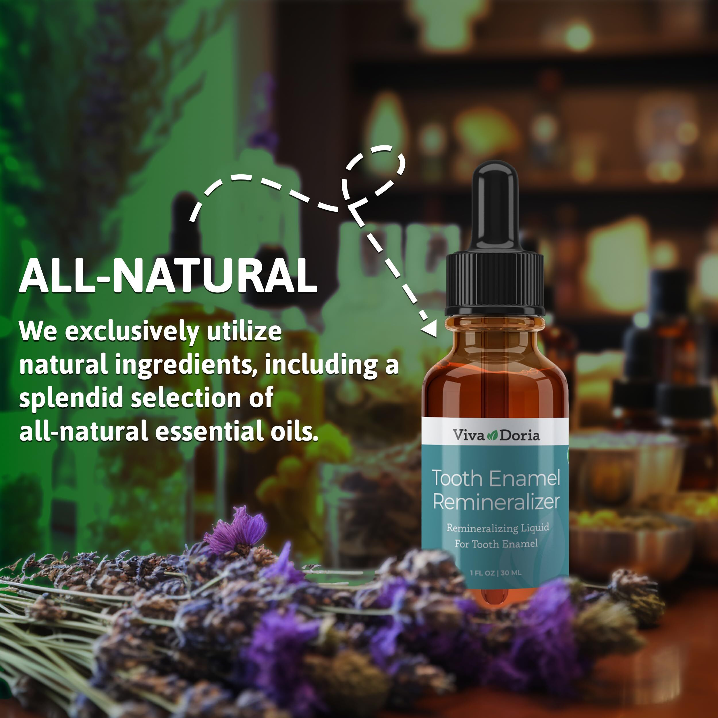 Viva Doria Tooth Enamel Remineralizing Liquid  Protects Tooth Enamel And Helps Keep Gum Healthy 1 Fl Oz