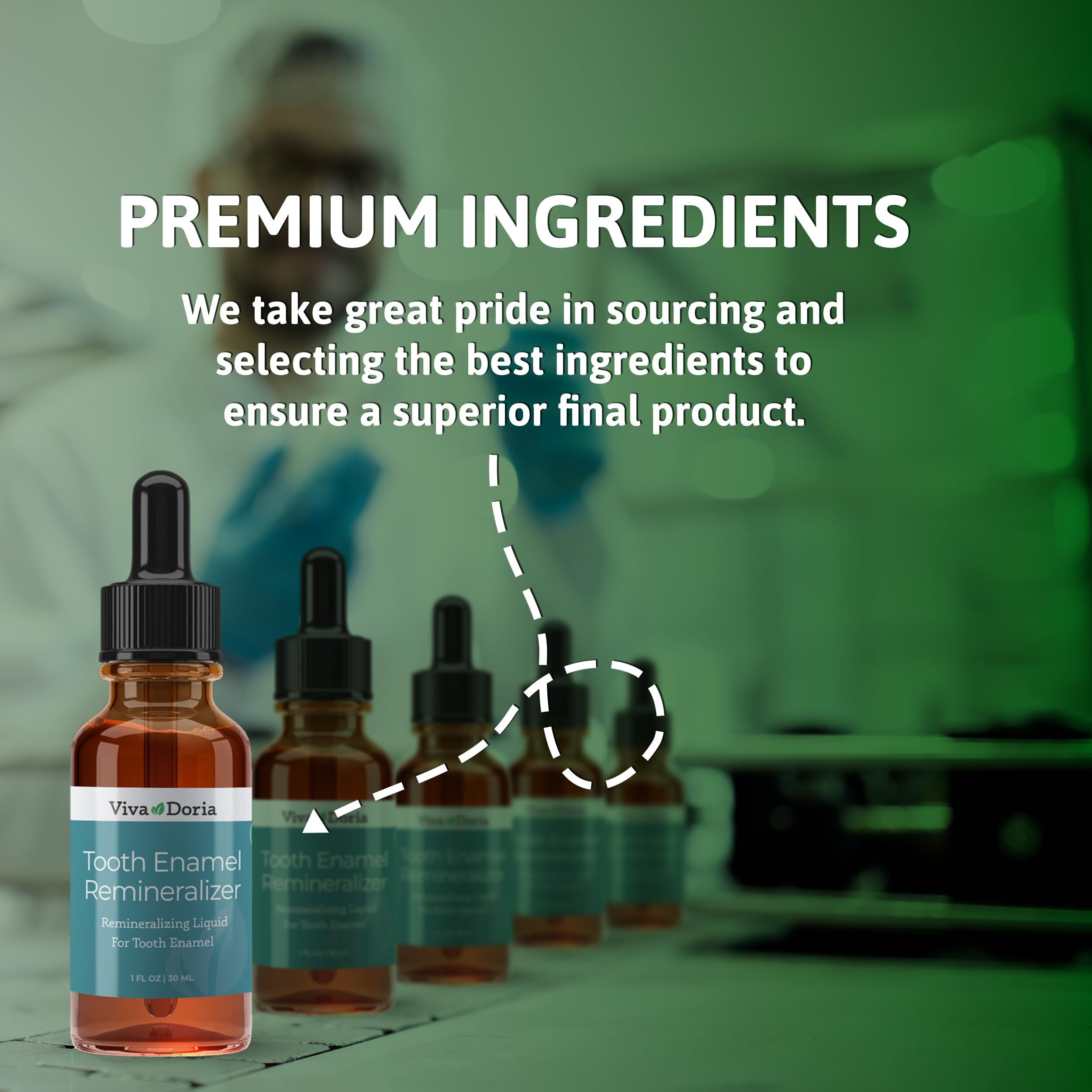 Viva Doria Tooth Enamel Remineralizing Liquid  Protects Tooth Enamel And Helps Keep Gum Healthy 1 Fl Oz