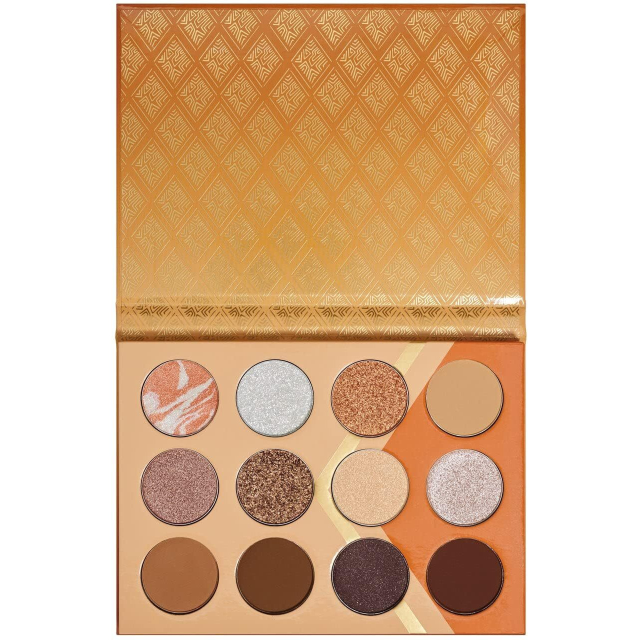 Juvia's Place Nubian Earth Palette - Browns  And Tans - Matte And Shimmer Pressed Pigments - Flattering For All Skin Tones - Shine Brown  White  Brown Palette