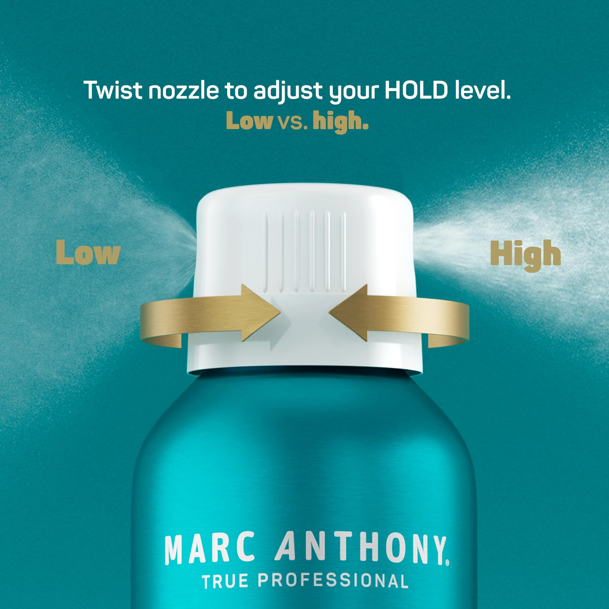 Marc Anthony Texture Hair Spray For Women & Men  Style Flex 2-In-1 Adjustable Texture Hairspray - Low To Extra Hold Styling Spray For Soft  Defined  Thicker & Fuller-Looking Hair Style  7 Oz