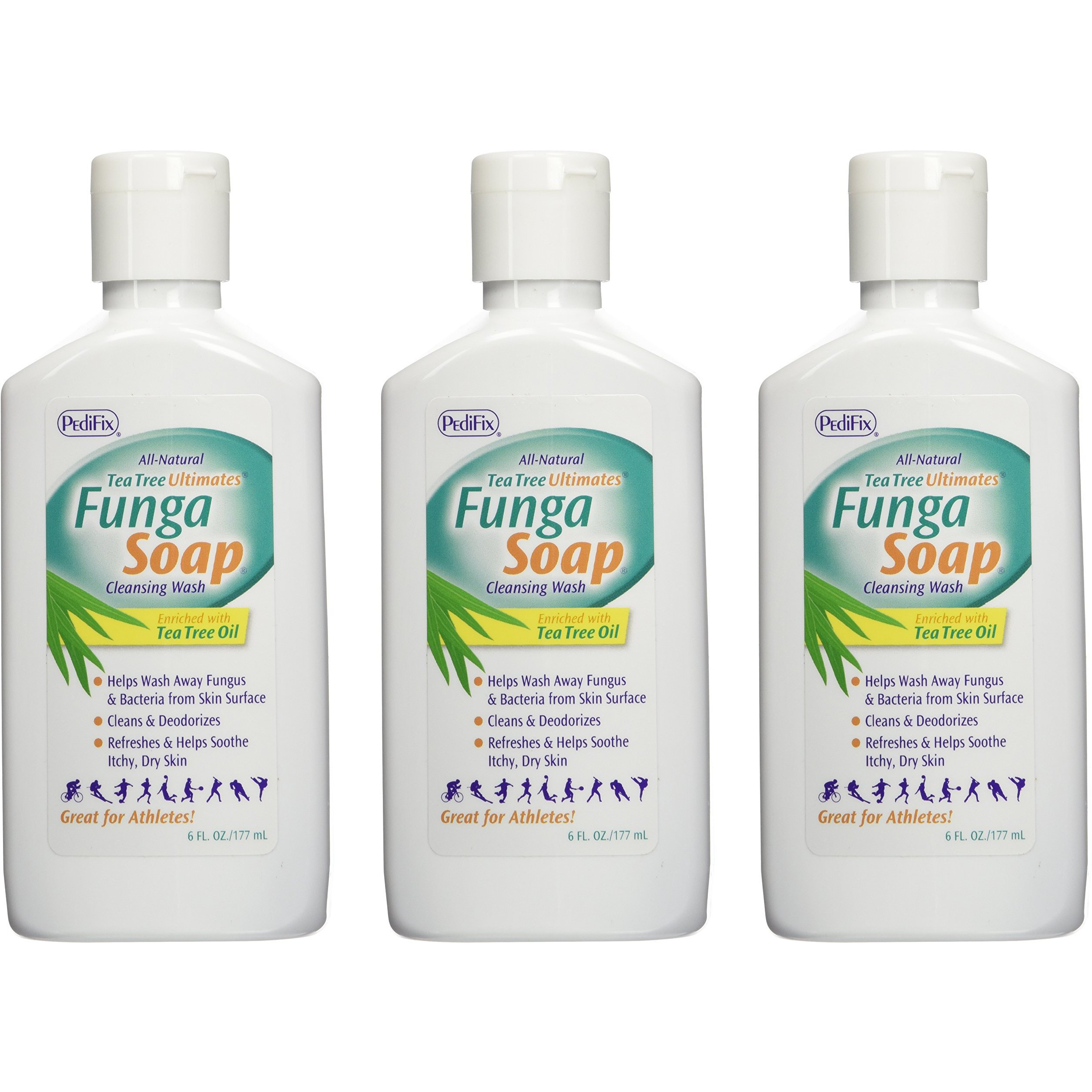 Tea Tree Ultimates Fungasoap Cleansing Wash 6 Oz (3 Pack)