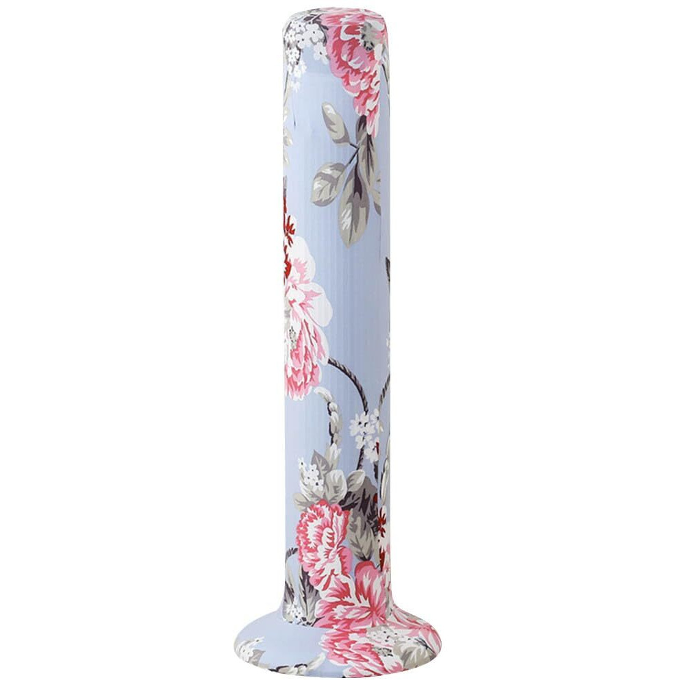 Zuyyon Tower Fan Dust Cover  Vertical Fan Dustproof Protection Cover For 37-47 Inch  Floor Standing Fan Washable Protect Cover  Household Stand Fan Flower Pattern Cover(Blue Peony)