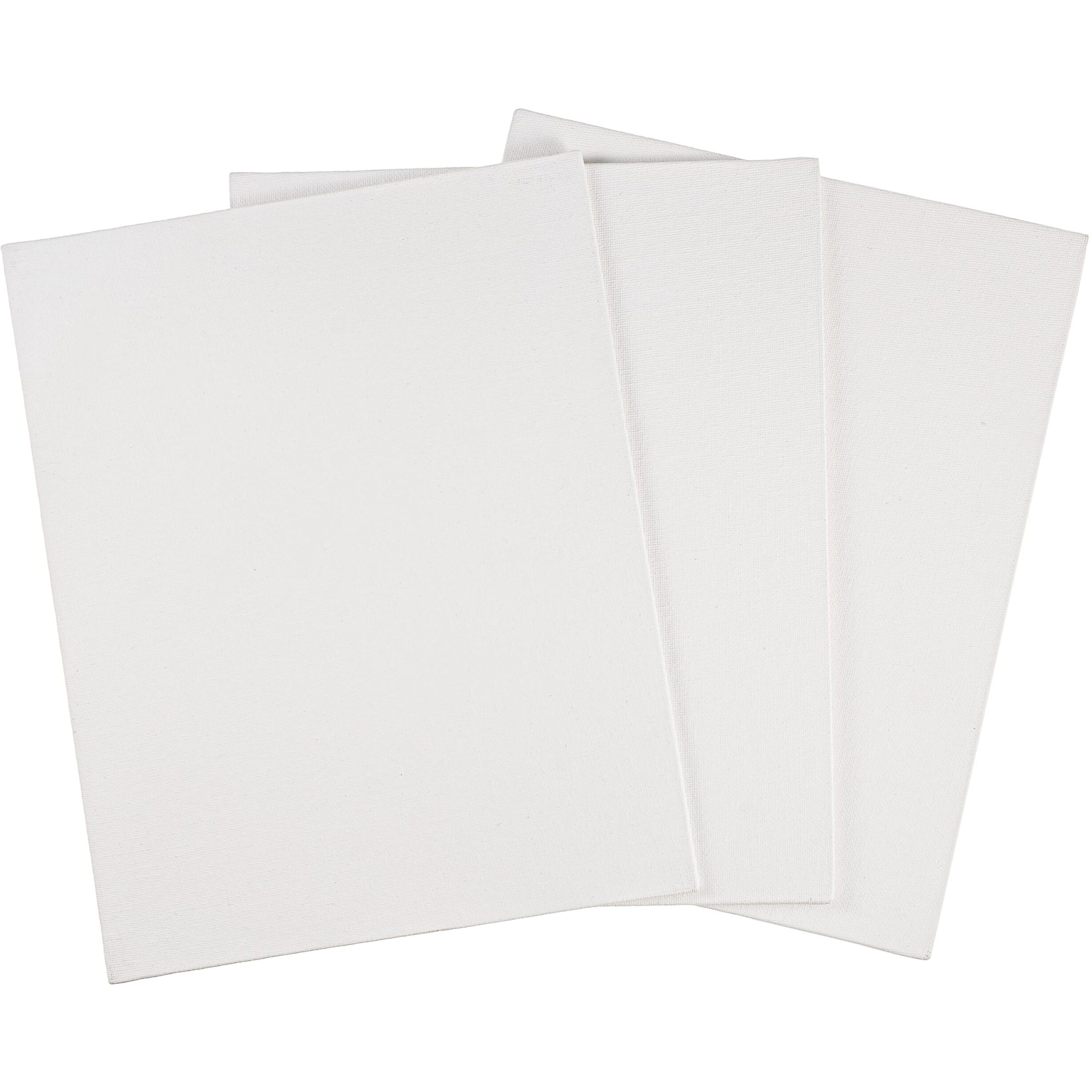 Fredrix Artist Series Primed Canvas Panels  Individually Wrapped  9"" X 12""  Pack Of 3