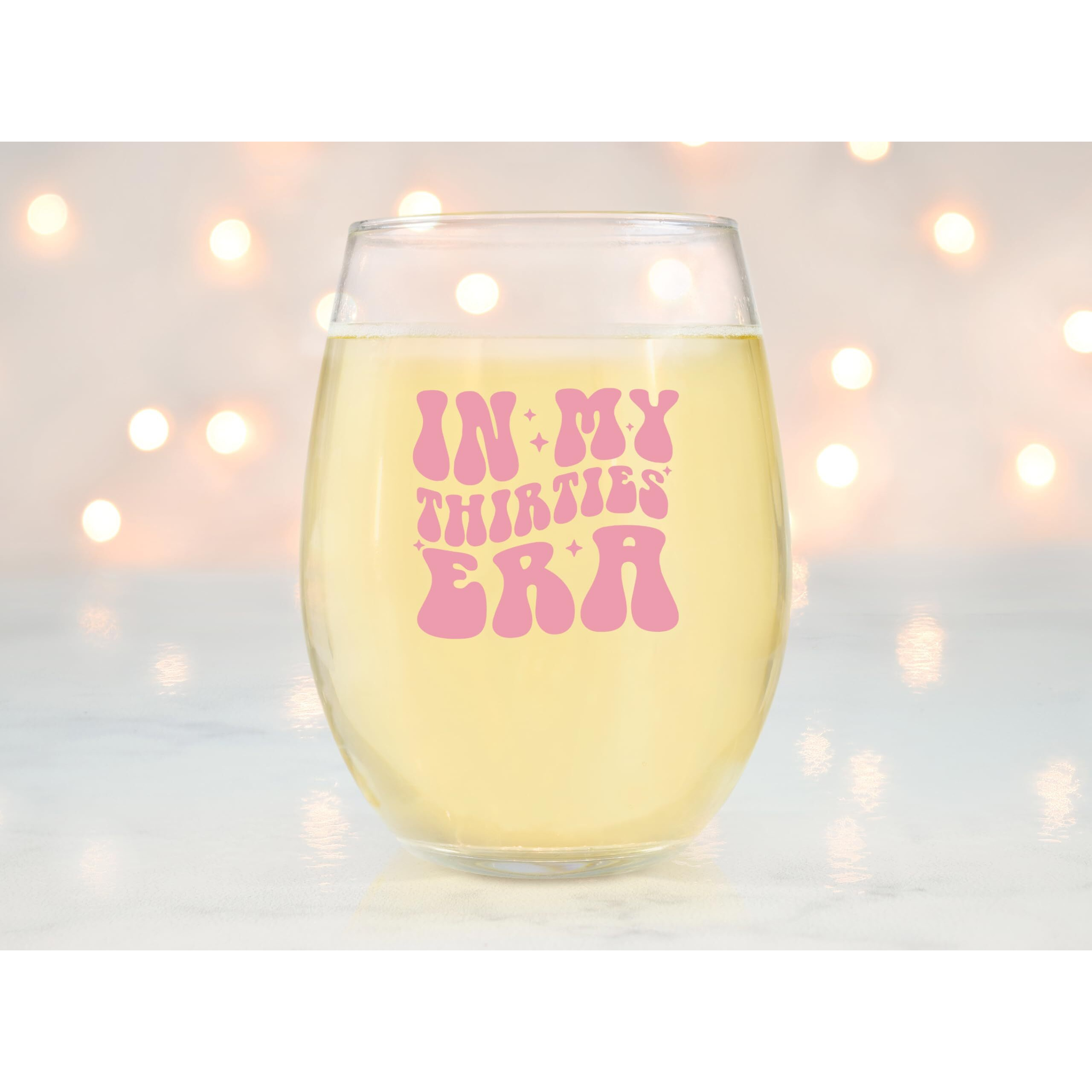 In My 30S Era Wine Glass - 30Th Birthday Gift For Her - Silly Bday Party Gift For Women  Sister  Mom  Daughter  Grandma  Nana  Best Friend - Birthday Wine Glass For Decorations  Anniversary