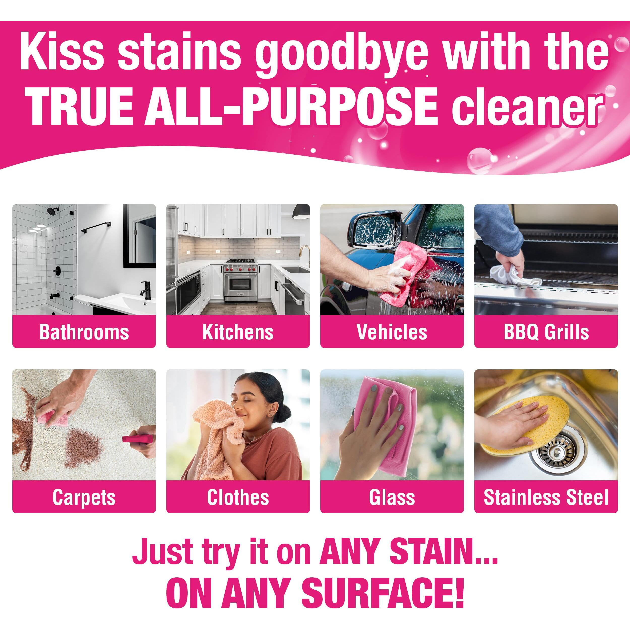 Quick N Brite All Purpose Cleaning Paste  True All Purpose Cleaner  Concentrated  30 Oz