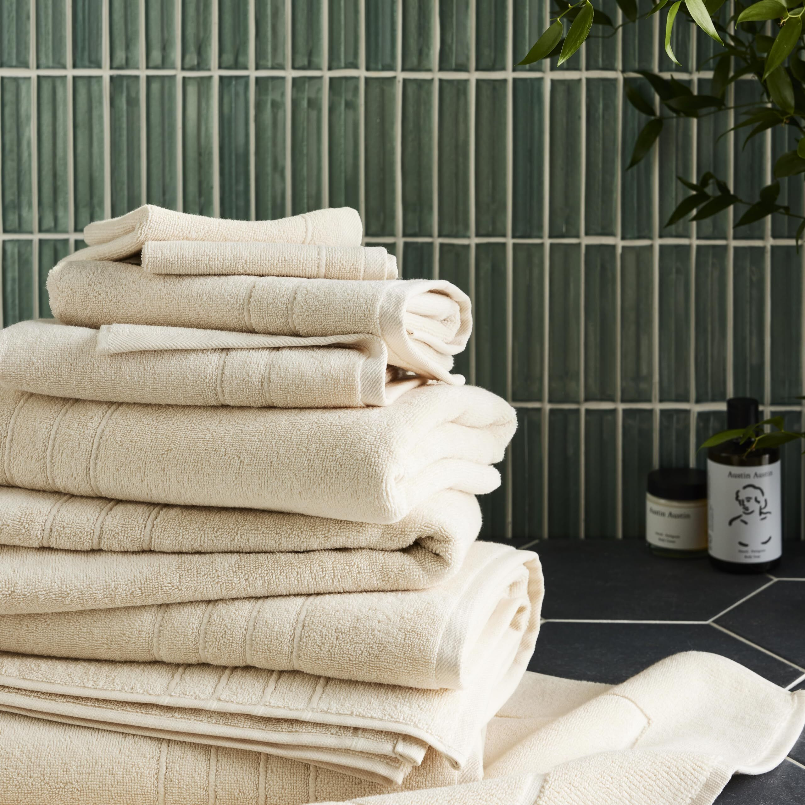 Brooklinen Classic Turkish Cotton Hand Towels - Set Of 2  Vanilla  100% Cotton | Soft And Highly Absorbent Towels