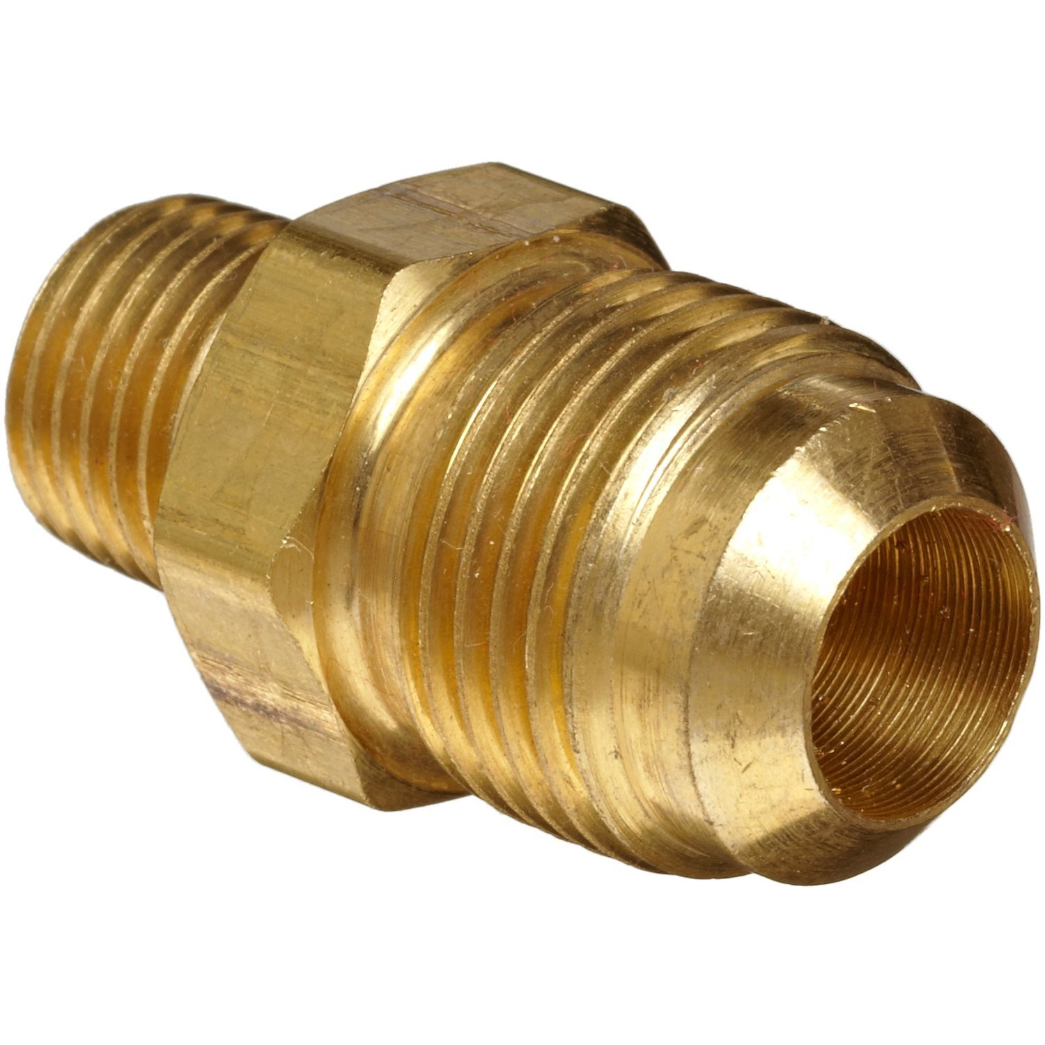 Anderson Metals 54048-1212 Brass Tube Fitting  Half-Union  3/4"" Flare X 3/4"" Male Pipe