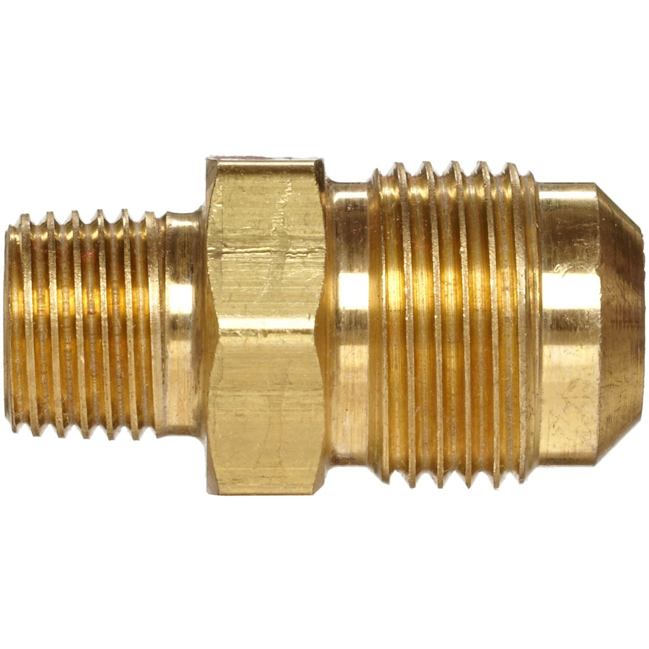Anderson Metals 54048-1212 Brass Tube Fitting  Half-Union  3/4"" Flare X 3/4"" Male Pipe