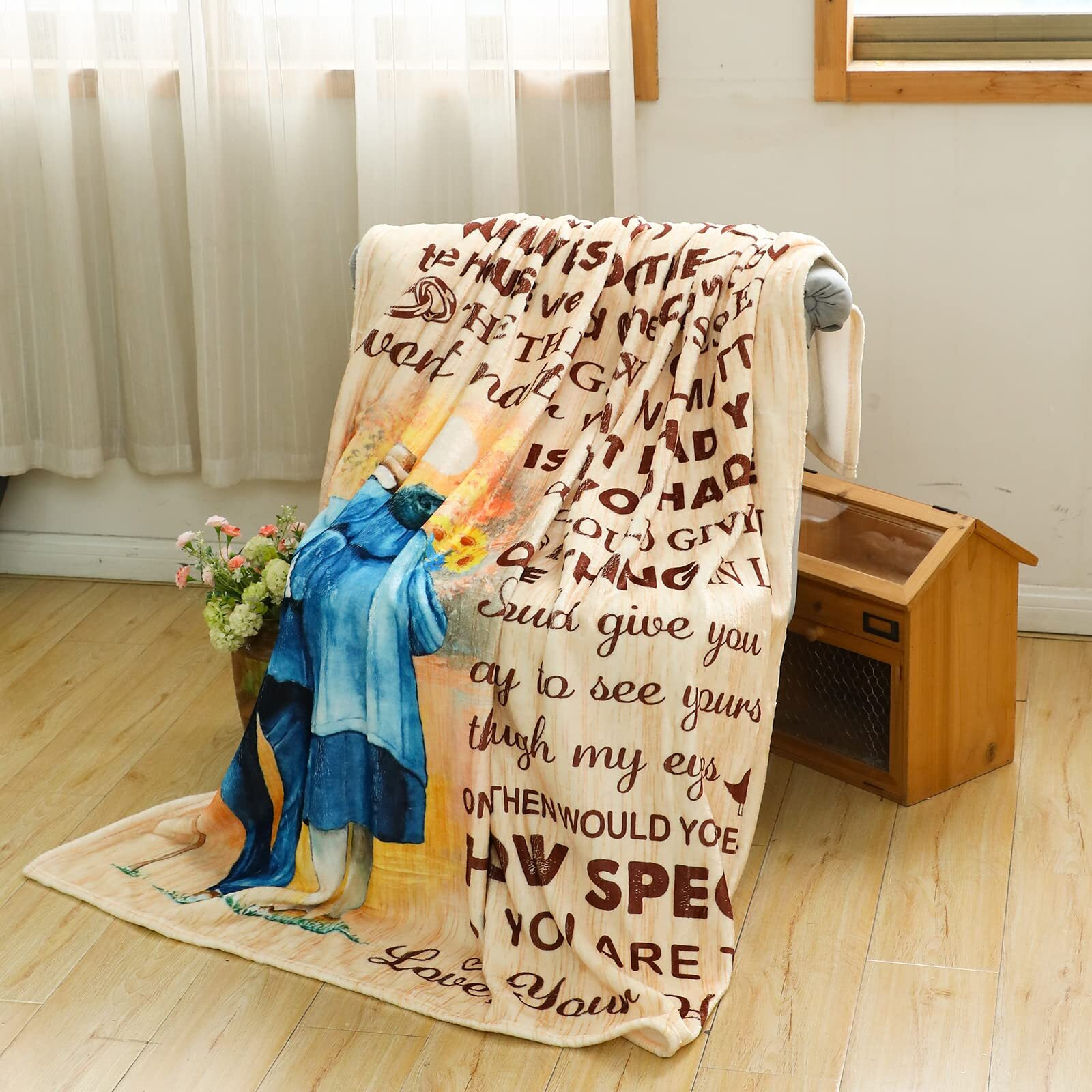 Noilfasiki Gifts For Wife Romantic I Love You Anniversary Wedding Birthday Gift Ideas For Women Her To My Wife Blanket Christmas Valentines Mothers Day Presents From Husband Throw Blanket 60"&quotX 50""