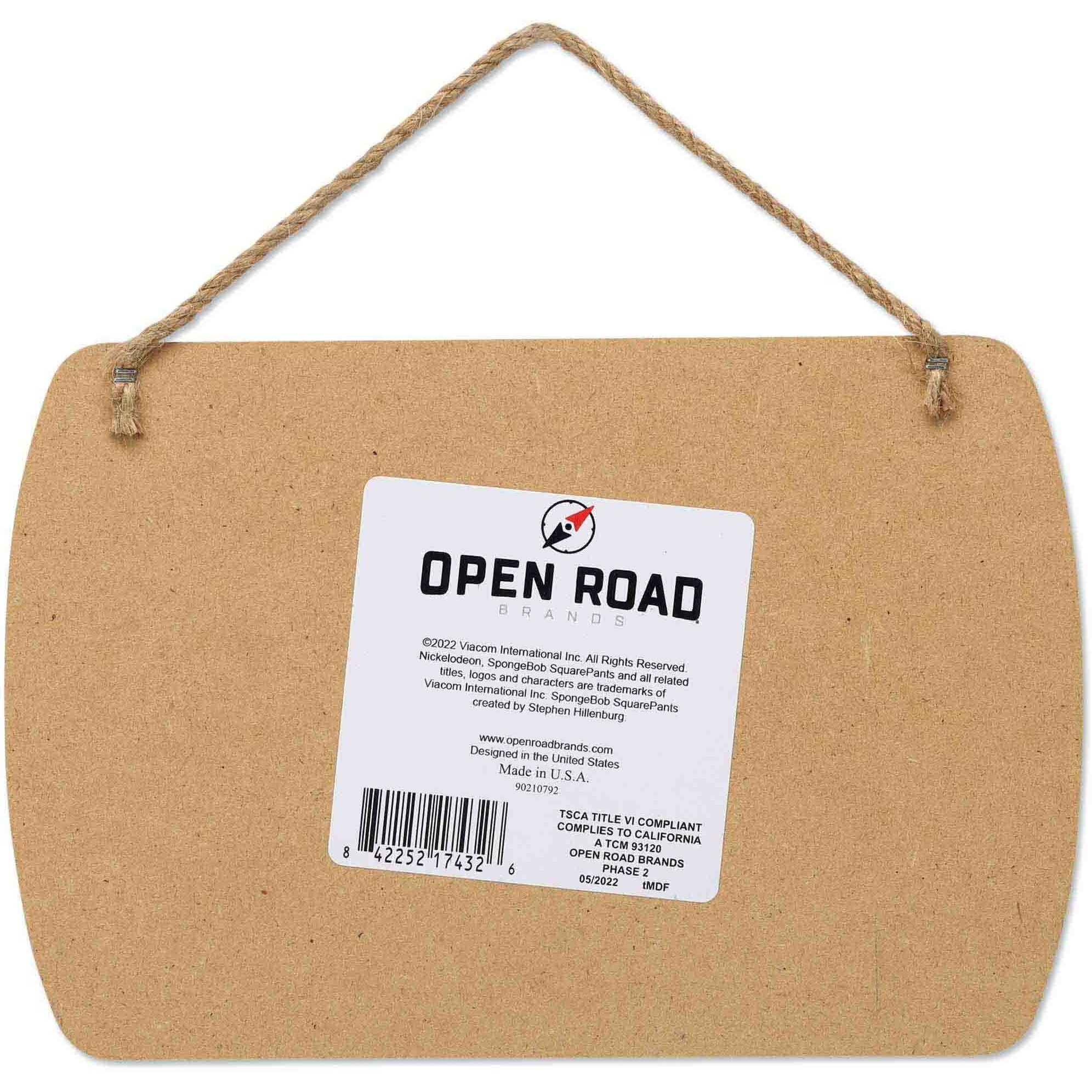 Nickelodeon Spongebob Squarepants Be Weird Hanging Wood Wall Decor - Fun Spongebob Sign For Home Decorating