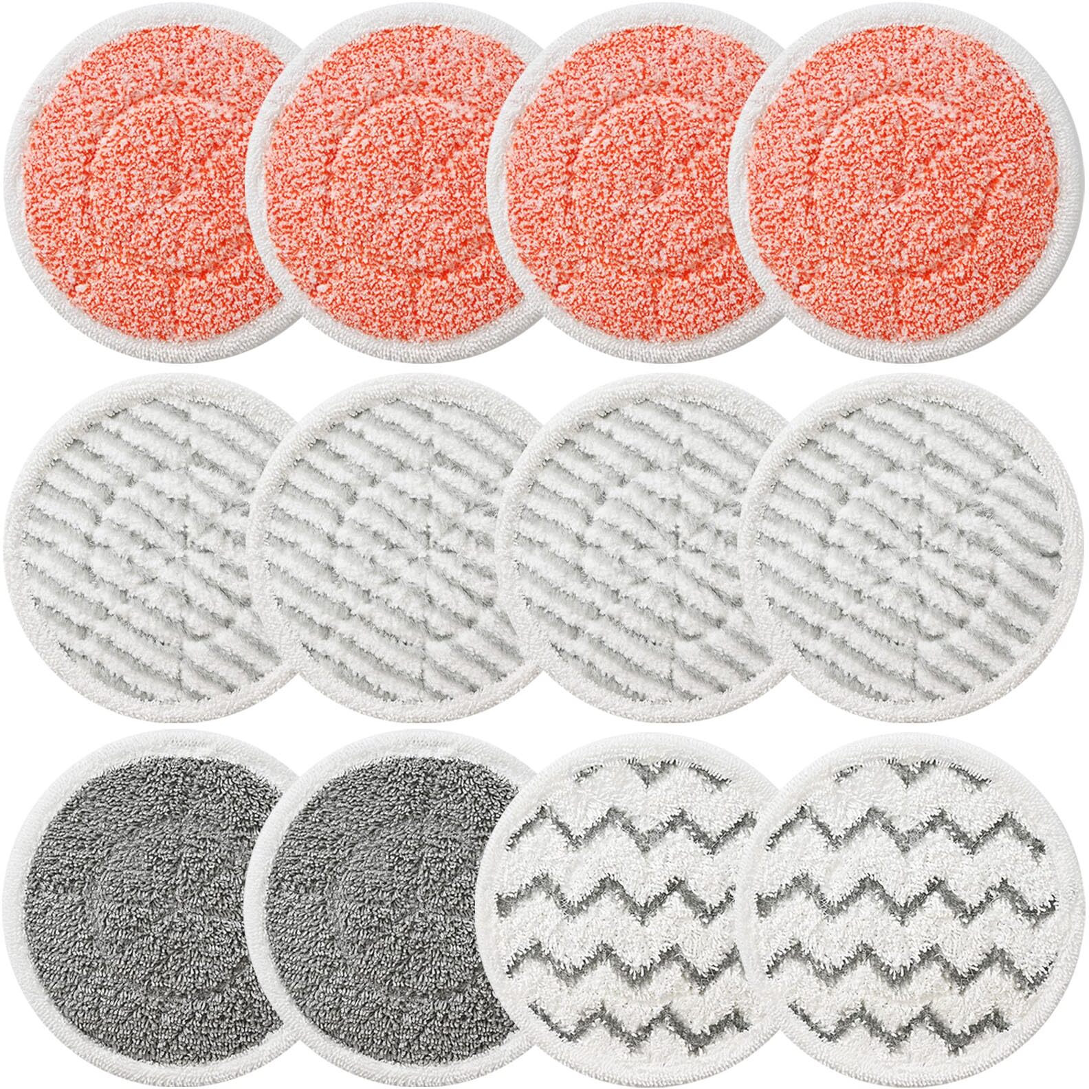 12 Pack Upgraded S7001 Pads Replacement Steam Mop Pads For Shark S7001  S8201  S7201  S7000  S7000Amz  S7001Tgt Series Steam Mop Pads Steam & Scrub All-In-One Scrubbing Mop Pads Part Model Xkitp7000