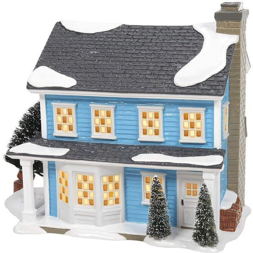 Department 56 Snow Village National Lampoon's Christmas Vacation The Chester House Lit Building  7.64 Inch  Multicolor