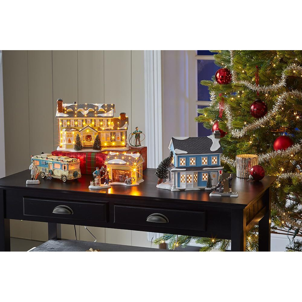 Department 56 Snow Village National Lampoon's Christmas Vacation The Chester House Lit Building  7.64 Inch  Multicolor