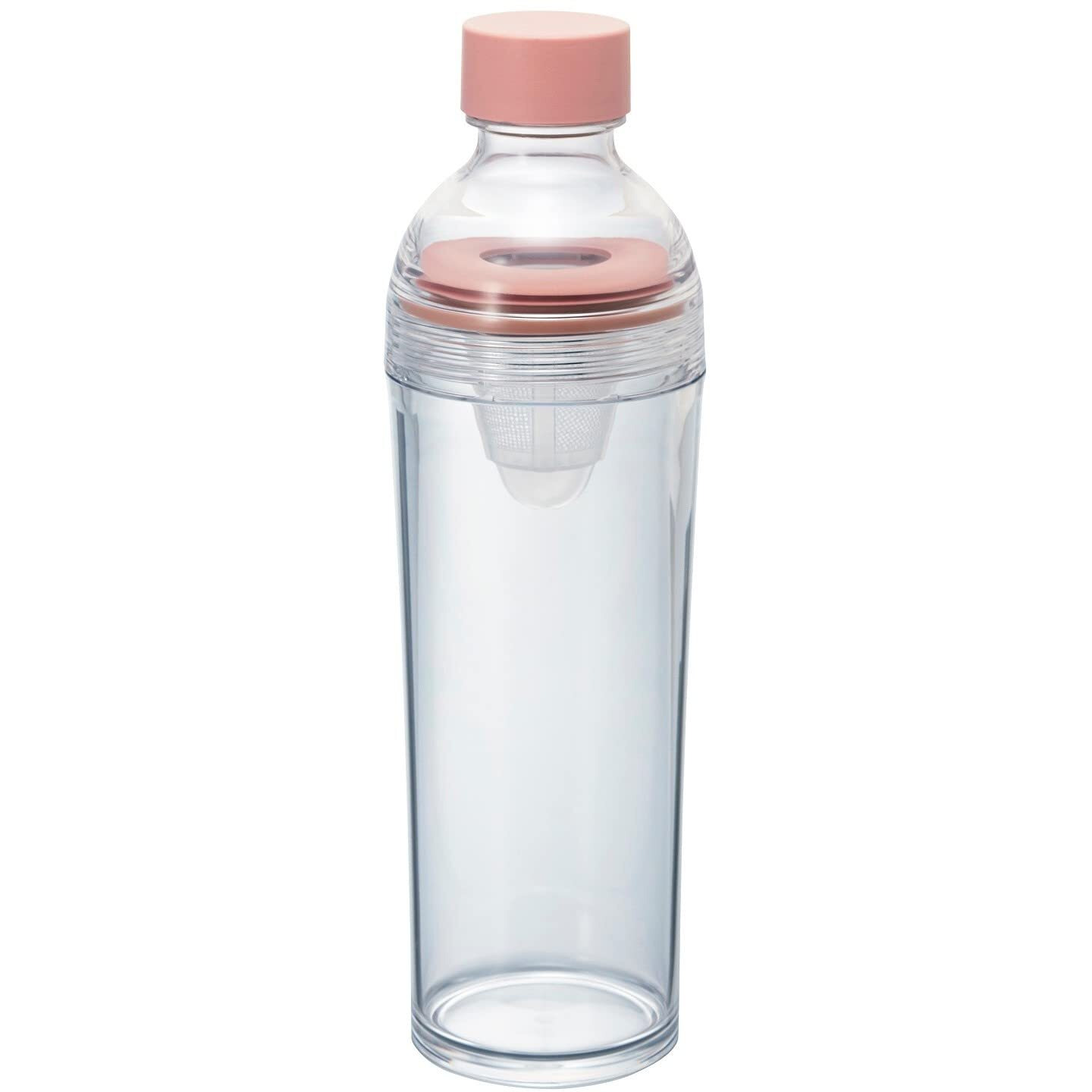 Hario Cold Brew Tea Portable Bottle  400Ml  Smoky Pink