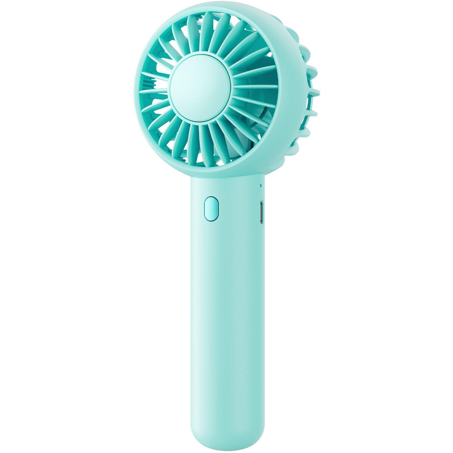 Gaiatop Mini Portable Fan  Powerful Handheld Fan  Cute Design 3 Speed Personal Small Desk Fan With Base  Lightweight Makeup Usb Rechargeable Fan For Stylish Girl Women Travel Indoor Outdoor Green