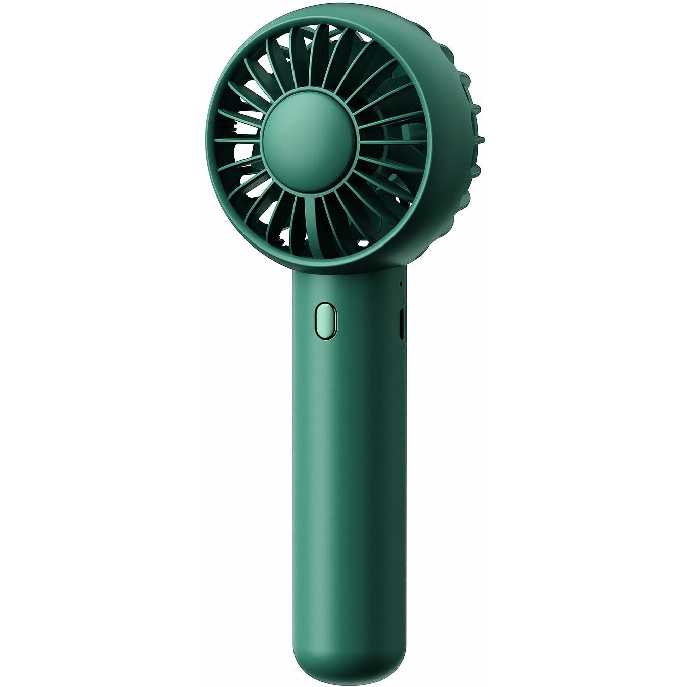 Gaiatop Mini Portable Fan  Navy Green  Cute Design  Rechargeable Battery  Handheld And Desktop  Small And Light