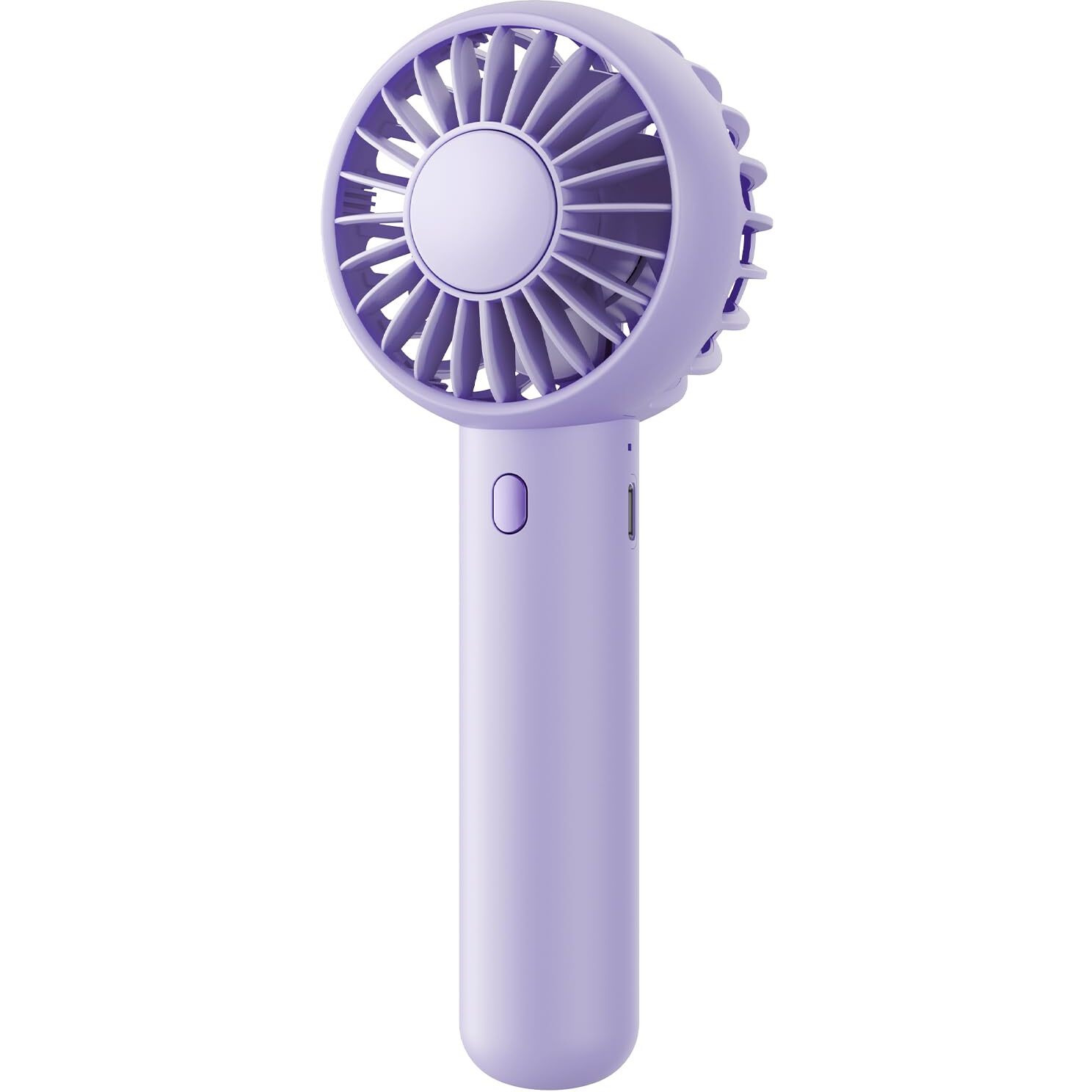 Gaiatop Mini Portable Fan  Powerful Handheld Fan  Cute Design 3 Speed Personal Small Desk Fan With Base  Lightweight Makeup Usb Rechargeable Fan For Stylish Girl Women Travel Indoor Outdoor Purple