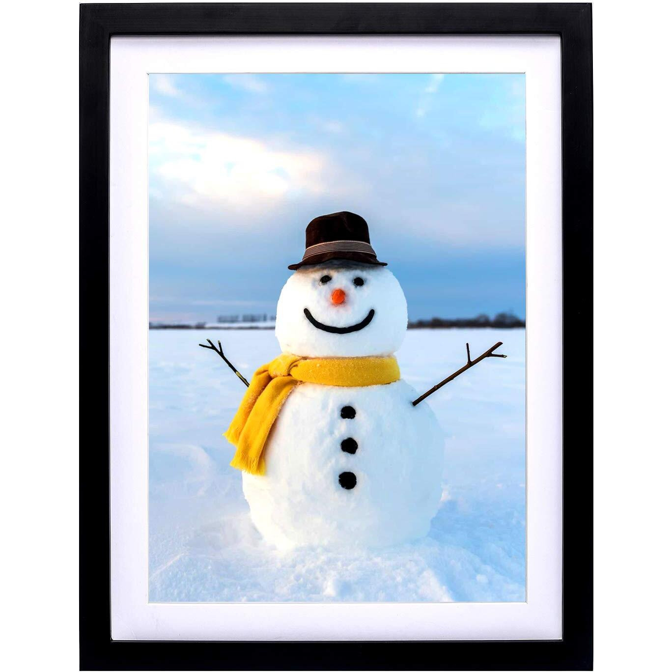Wkdp 16X20 Diamond Painting Frame 40X50Cm Diamond Art Frames  Display Pictures16X20Inch / 40X50Cm Without Mat Or 14X18Inch / 35X45Cm With Mat  Solid Wood Frame Black (Fk005)