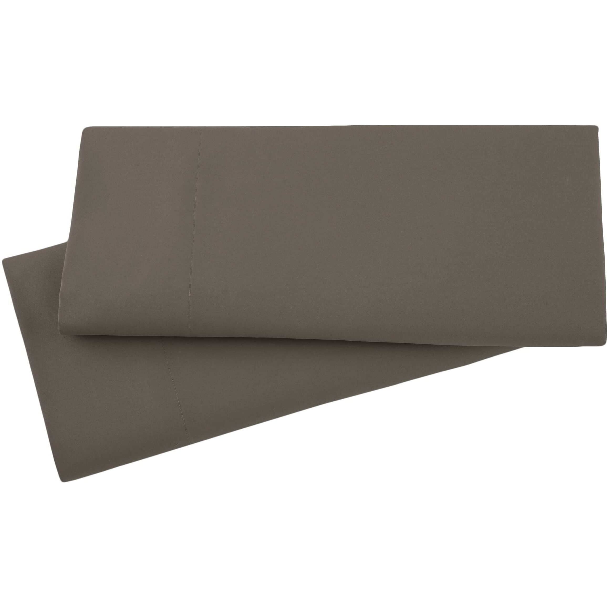 Southshore Fine Living  Inc. King Pillow Cases Set Of 2  Luxurious  Ultra-Soft Brushed Microfiber Hotel Quality Pillowcases  Extra Large 20"" X 40"" For King Pillows  Dark Taupe