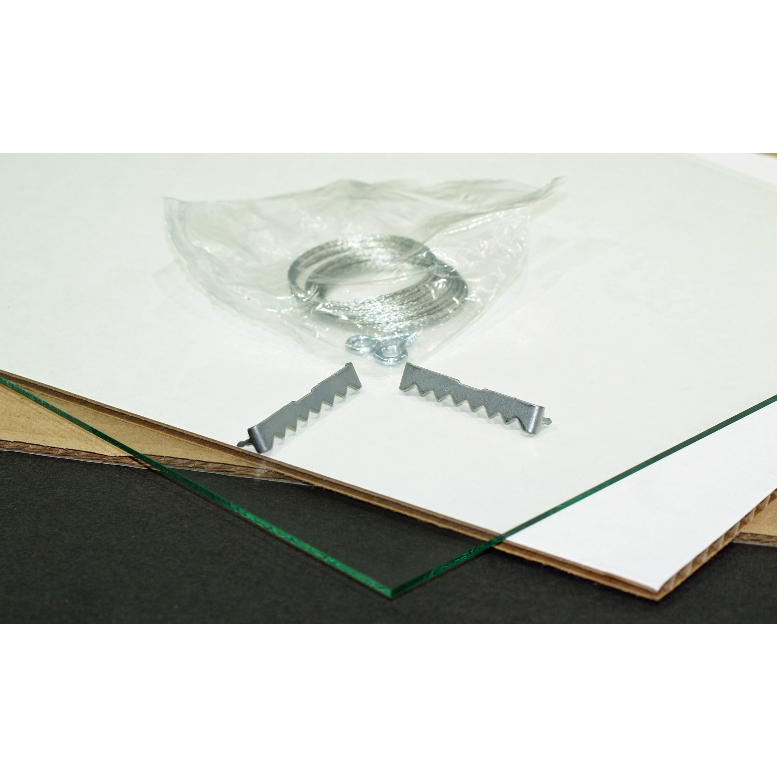 Creative Letter Art 3 Opening Mahogany Picture Frame With Glass To Hold 5 By 7 Inch Photographs Including 10X20-Inch Black Mat Collage
