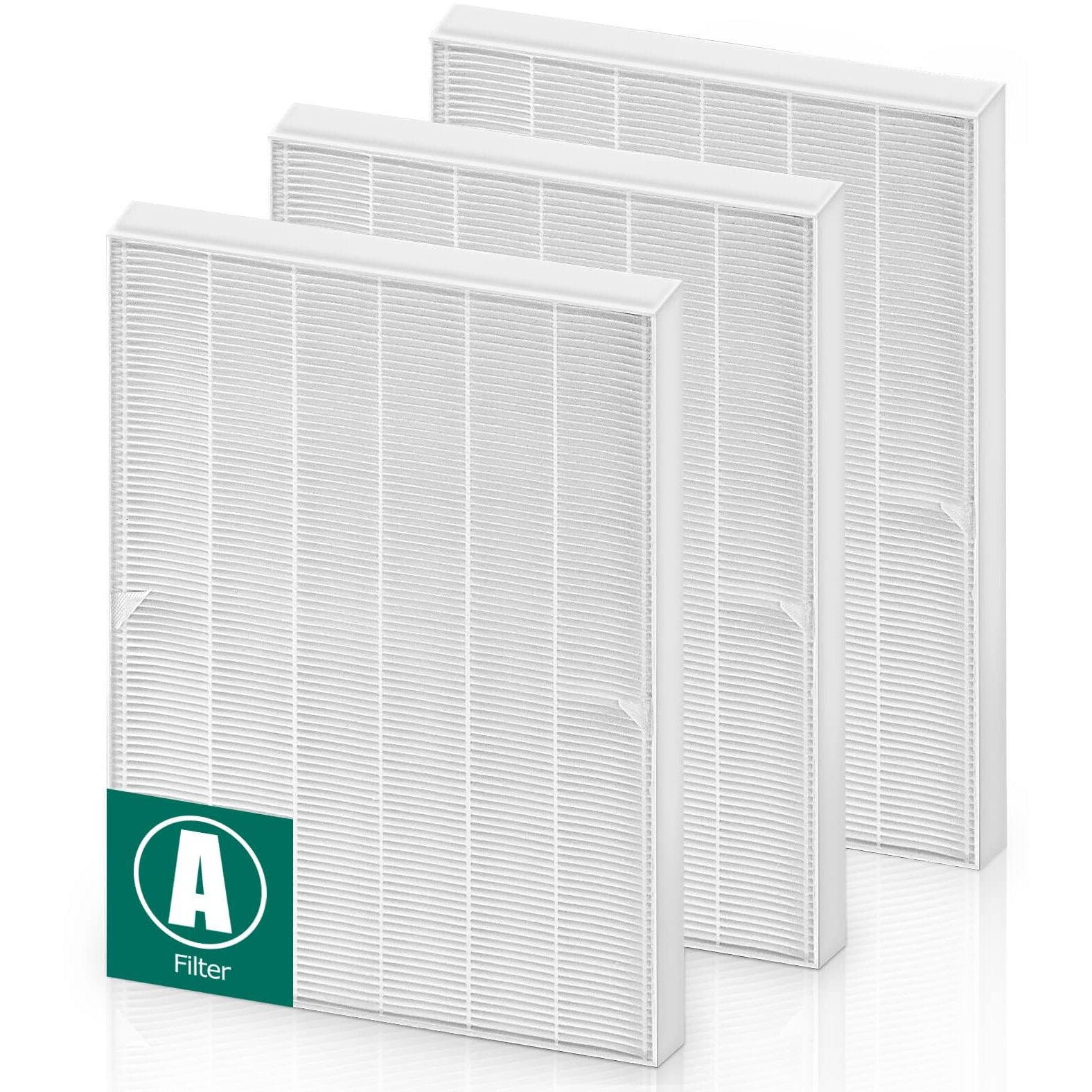 115115 Hepa Replacement Filter A Size 21 - Compatible With Winix Plasmawave C535 5300 5300-2 6300 6300-2 P300 Air Purifier(Pack Of 3)