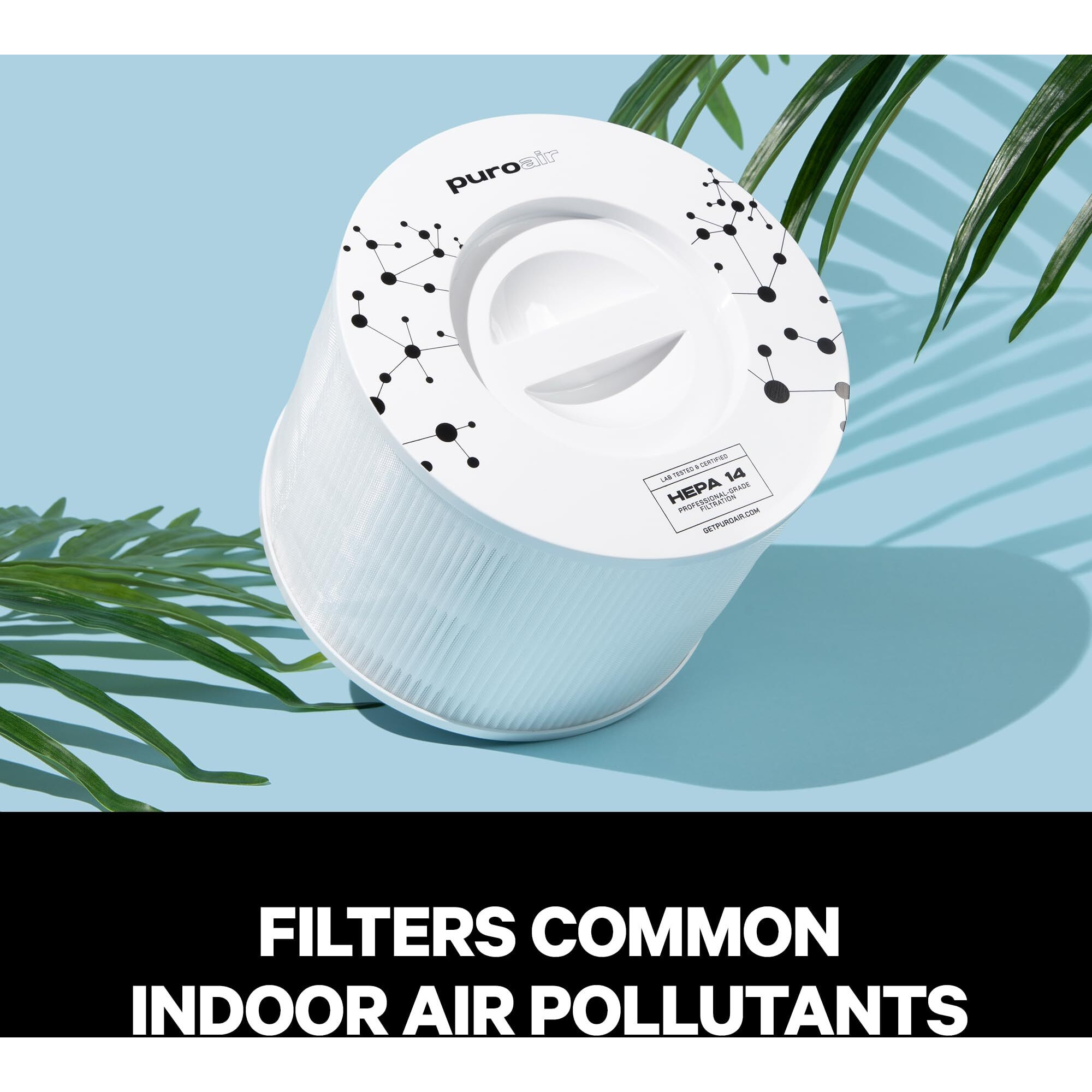 2-Pack Of Genuine Puroair 240 Replacement Filters - Hepa Filter For Puroair Purifier - Captures Up To 99% Of Pollen  Smoke  Pollen  Dust  Vocs (2 Pack)