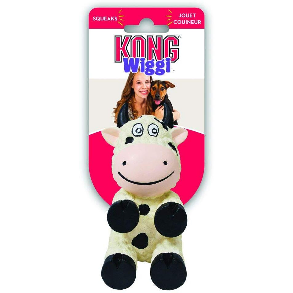 Pettix Wiggi Cow Dog Toy  Small