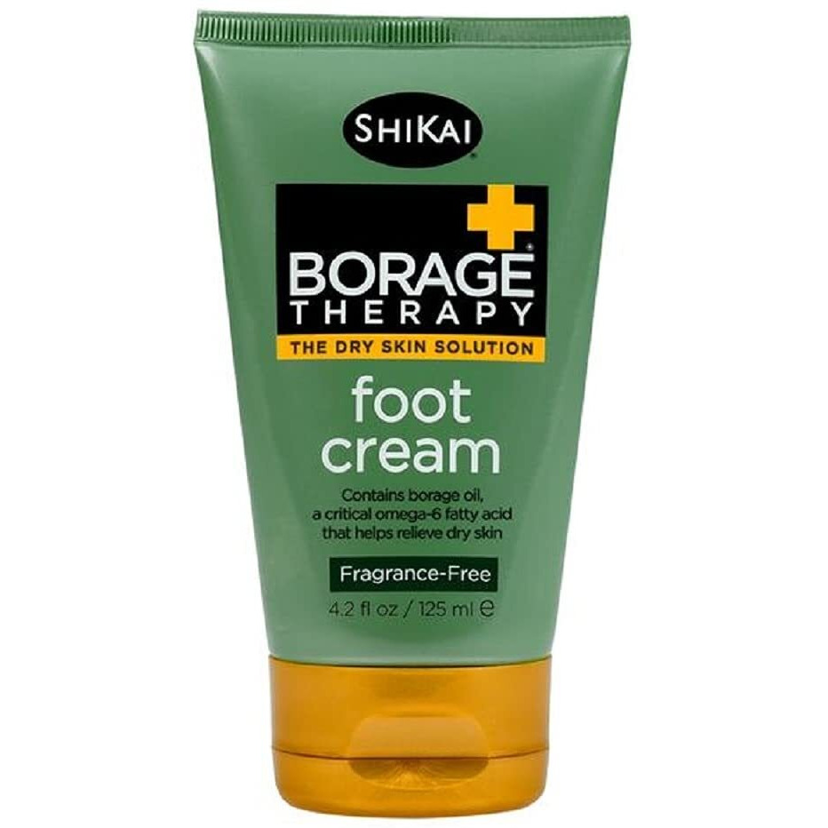 Skikai Borage Therapy Foot Cream (4.2 Oz) | Fragrance-Free Moisturizer Lotion | Healing Care For Dry  Cracked Heels | With Borage Seed Oil