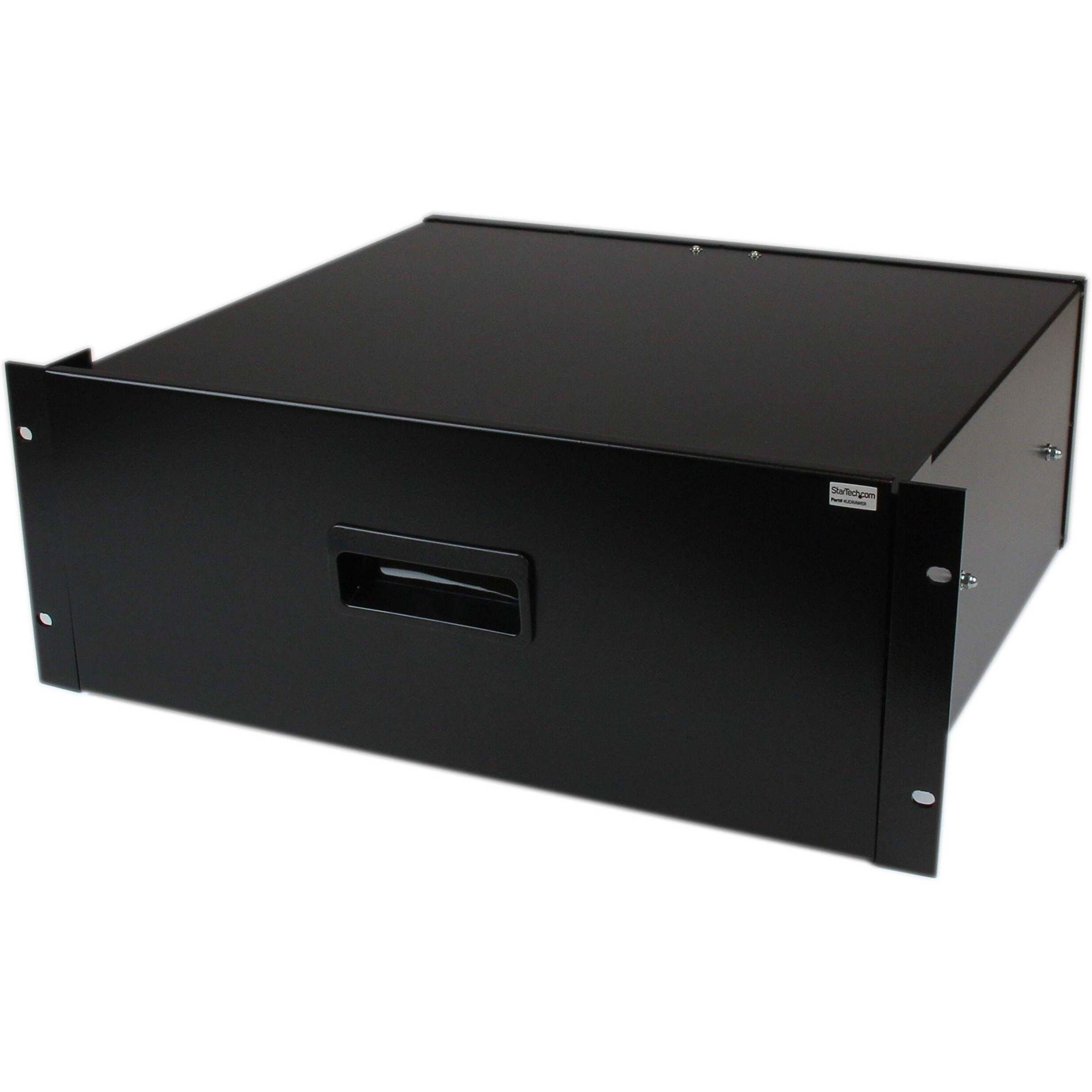 Startech.Com 4U Rack Mount Drawer - 55 Lb (25 Kg) - 4U Steel Storage Rack Drawer For 19"" Av / Sever / Network Equipment Rack Or Cabinet (4Udrawer) Black