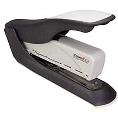 Bostitch 60 Sheet Heavy Duty Stapler - Two Fingers  No Effort  Spring Powered Stapler - Gray (1200)