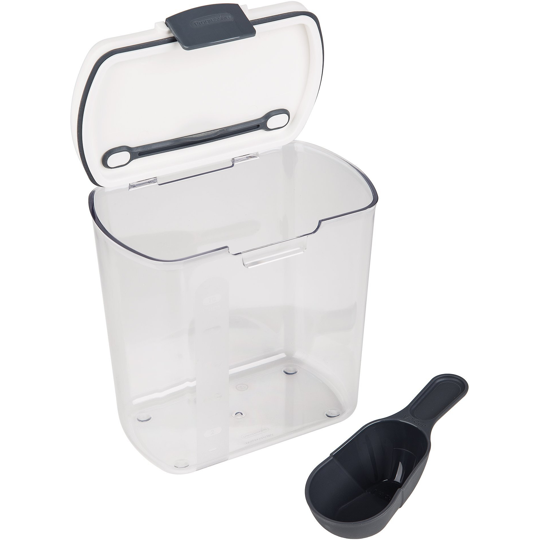 Prepworks Pks-120 Plastic 2.5-Quart Prokeeper Grain Storage Container With Hinged Lid  1 Piece  Clear