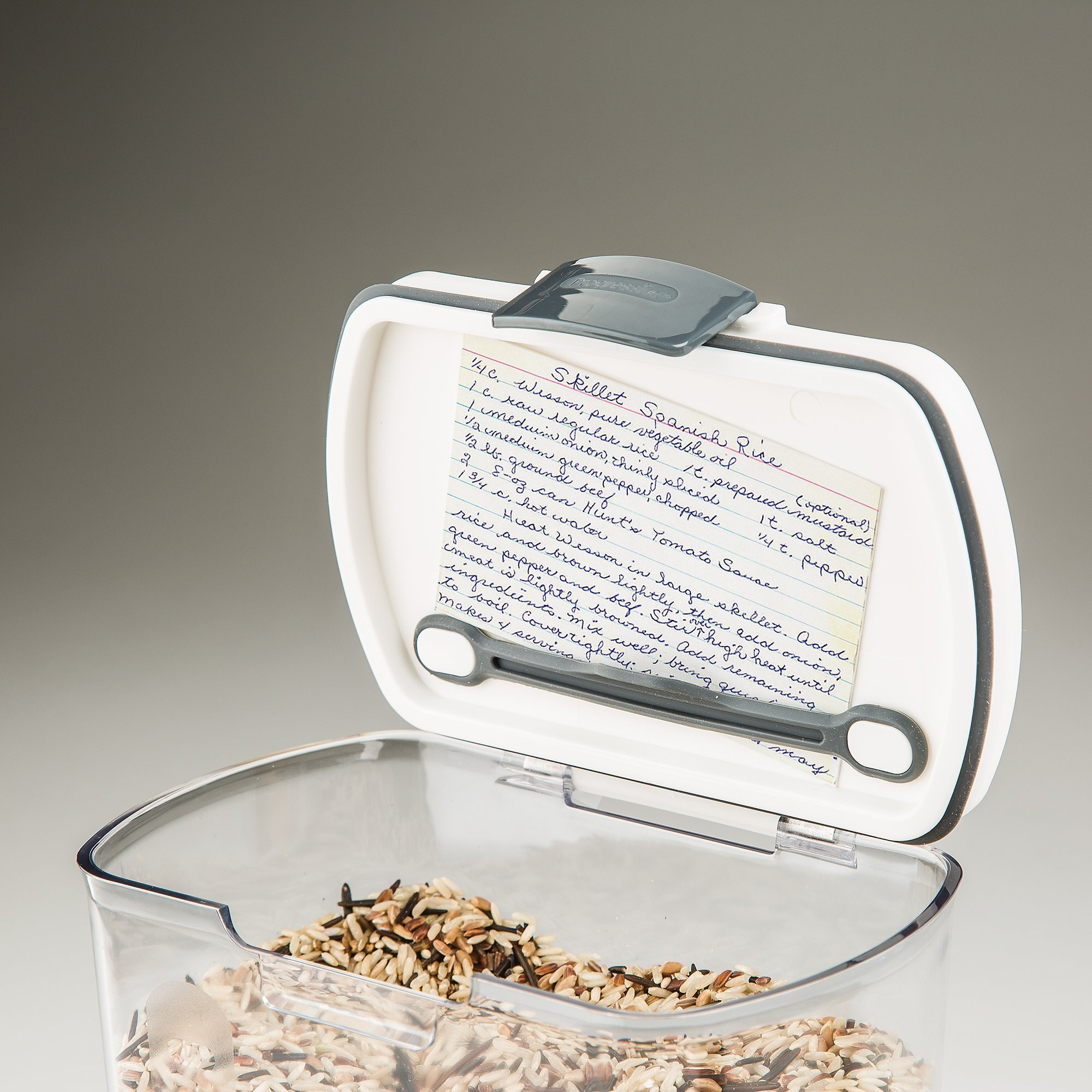 Prepworks Pks-120 Plastic 2.5-Quart Prokeeper Grain Storage Container With Hinged Lid  1 Piece  Clear