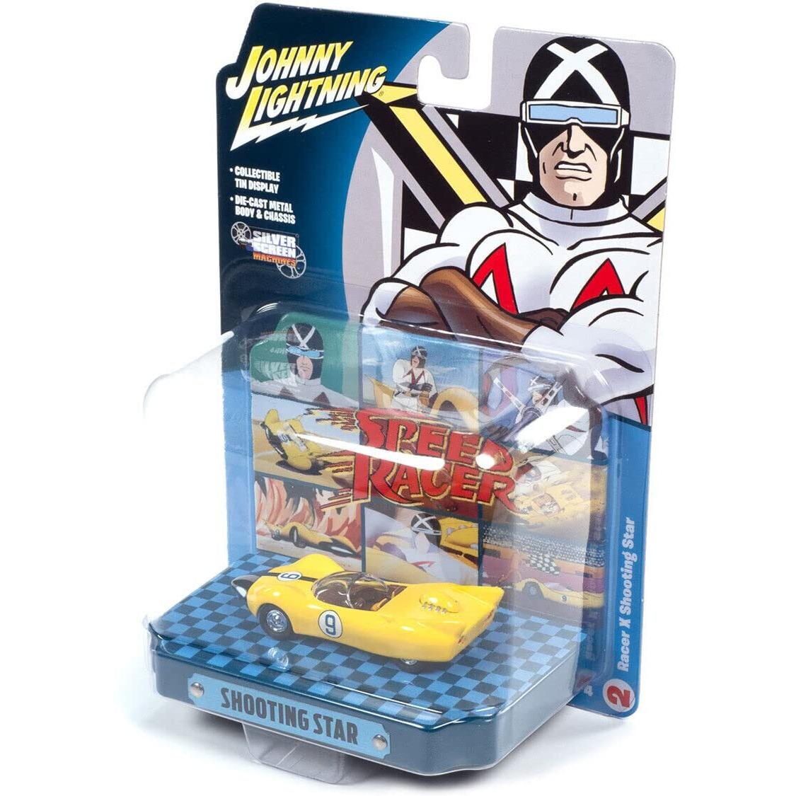 Johnny Jlsp121 Lightning 1/64 Mach Gogogo Meteor Issue Tin Diorama Speed Racer Shooting Star 9