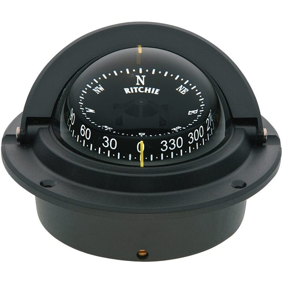 Ritchie Navigation Compass  Flush Mount  3"" Combi  Black