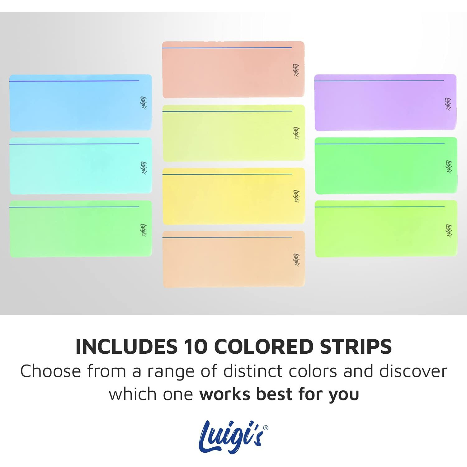 Sb Education Luigi's 10 X Dyslexia Reading Strips With Coloured Overlays. Reading Tracking Rulers For Dyslexia Irlens  Adhd And Visual Stress