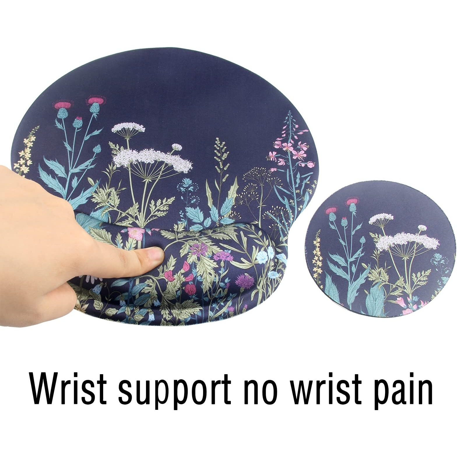 Eyscar Mouse Pad Wrist Support  Ergonomic Mouse Pads Mousepad Gel Wrist Rest With Coaster Non-Slip & Pain Relief For Computer  Desk Laptop