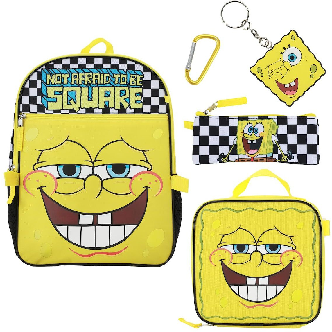 Spongebob Squarepants 5-Piece Backpack & Lunchbox Set