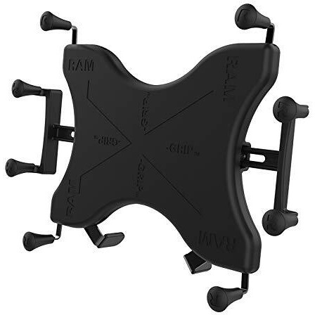 Ram Mounts X-Grip Holder For 12"" Tablets Ram-Hol-Un11U Compatible With Ram B 1"" And C 1.5"" Size Round Ball Bases   Black