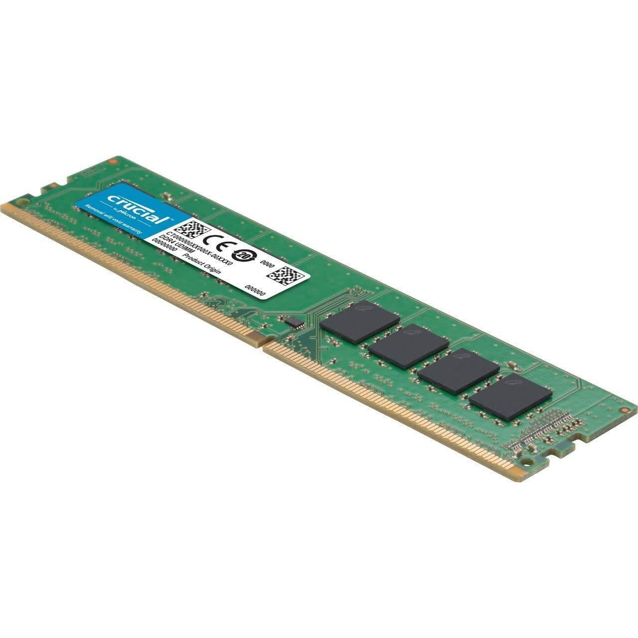 Crucial 8Gb Single Ddr4 2666 Mt/S (Pc4-21300) Sr X8 Dimm 288-Pin Memory - Ct8G4Dfs8266