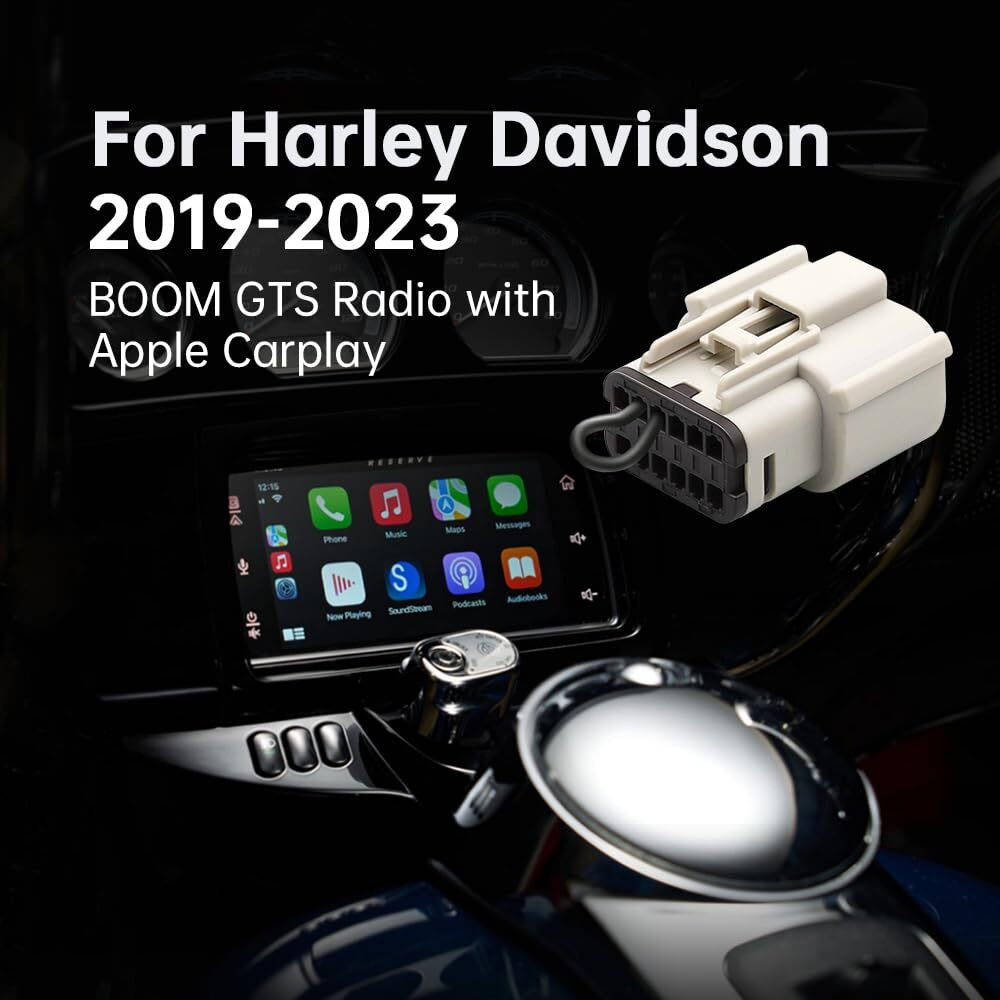 Carplay2Air Apple Car Play Jumper Plug For 2019-2023 Harley Davidson Road Glide  Street Glide And Hd Ultra Limited With Apple Carplay