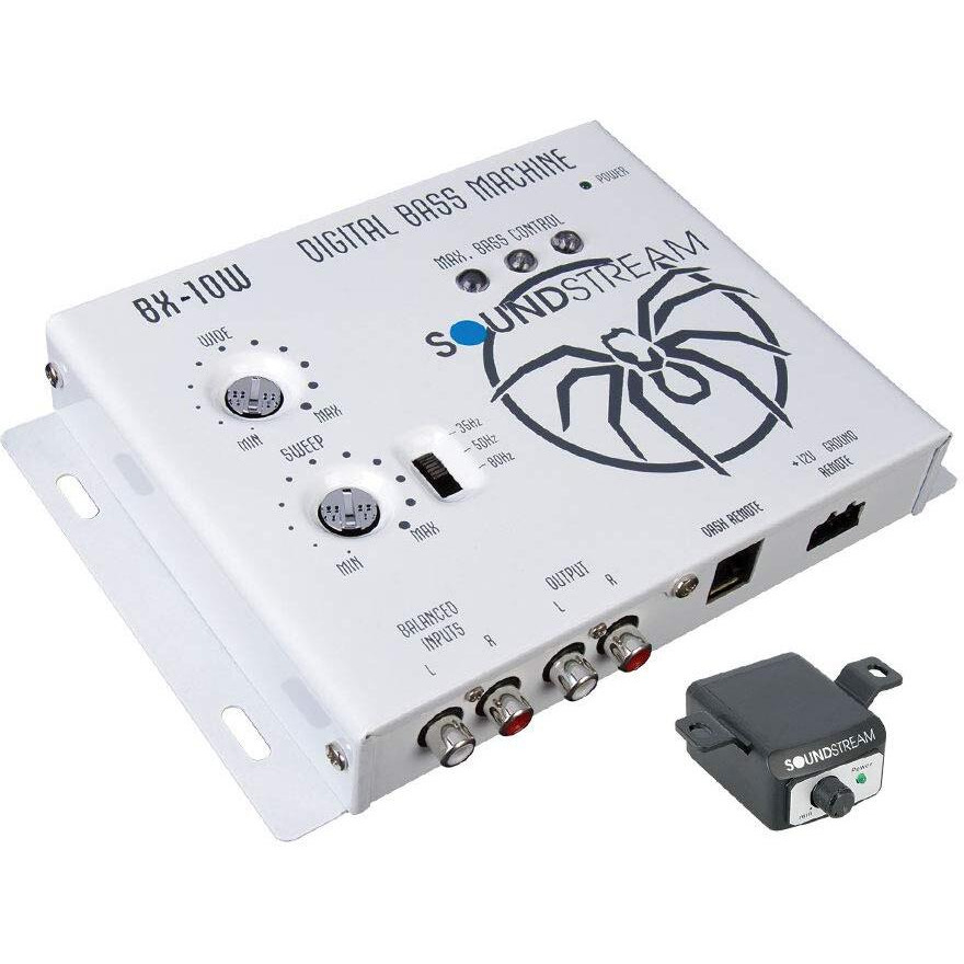 Soundstream Bx-10W Digital Bass Reconstruction Processor With Remote (White)
