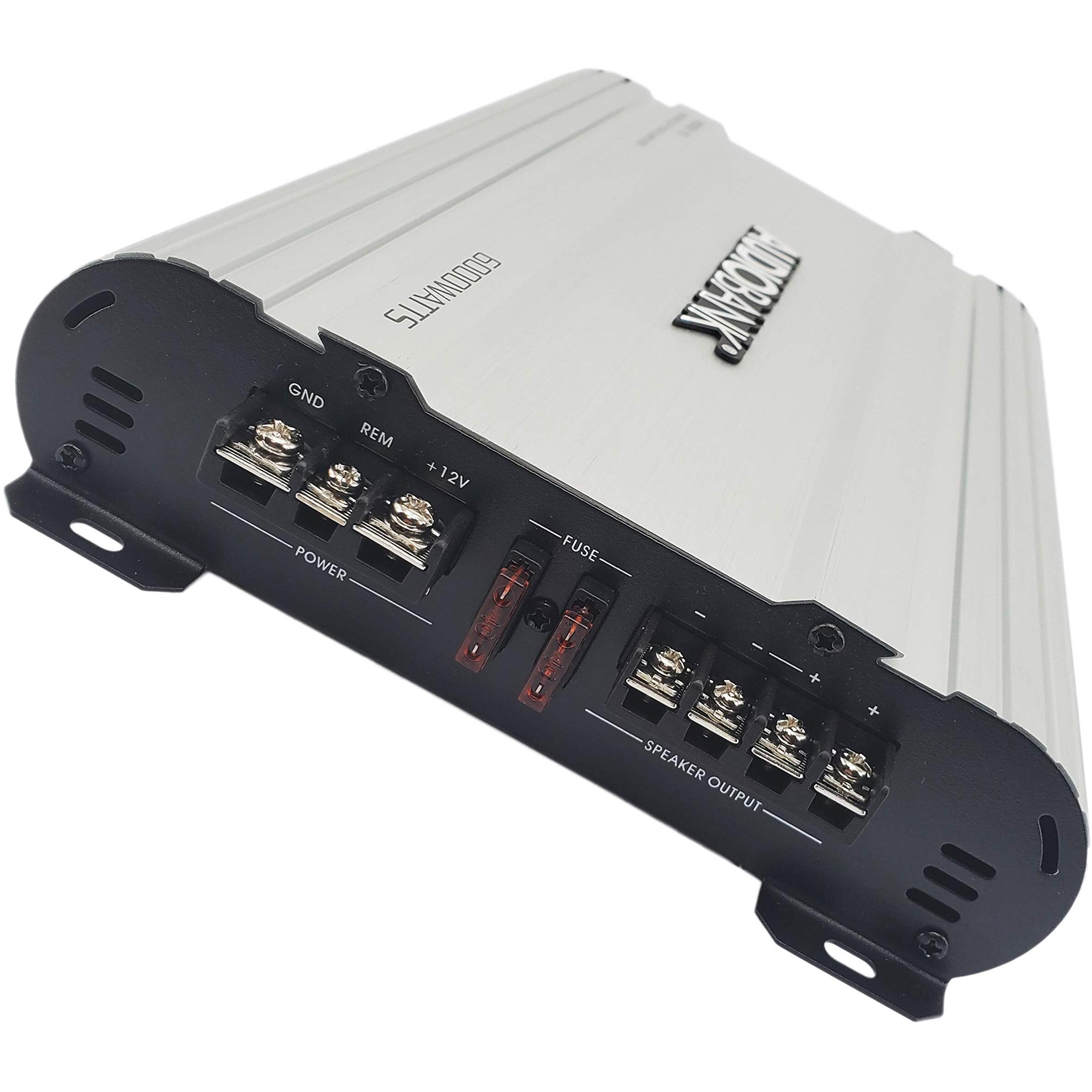 Audiobank P6001-G2 Monoblock 6000 Watts Amp Class D 1 Ohm Car Audio Stereo Amplifier With Remote Turn On/Off Circuit/Heavy-Duty Aluminium Alloy Heatsink Power And Protection Indicator - 2Nd Gen