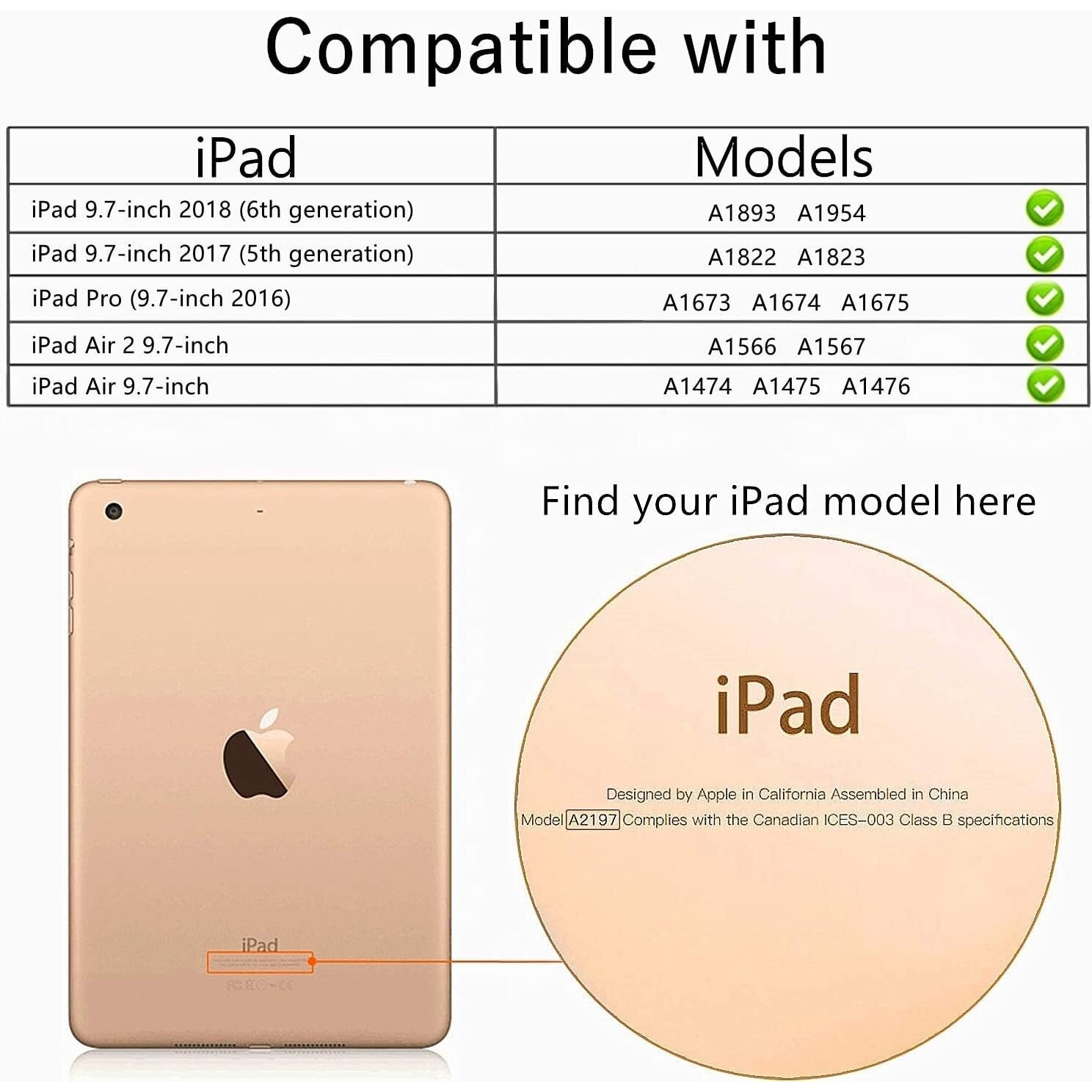 Bmouo Kids Case For Ipad 9.7 2018/2017/Ipad Air 2/1/Pro 9.7-Built-In Screen Protector Shockproof Handle Convertible Stand Case For Ipad 9.7 Inch 2018 (6Th Generation)/2017 (5Th Generation) Black